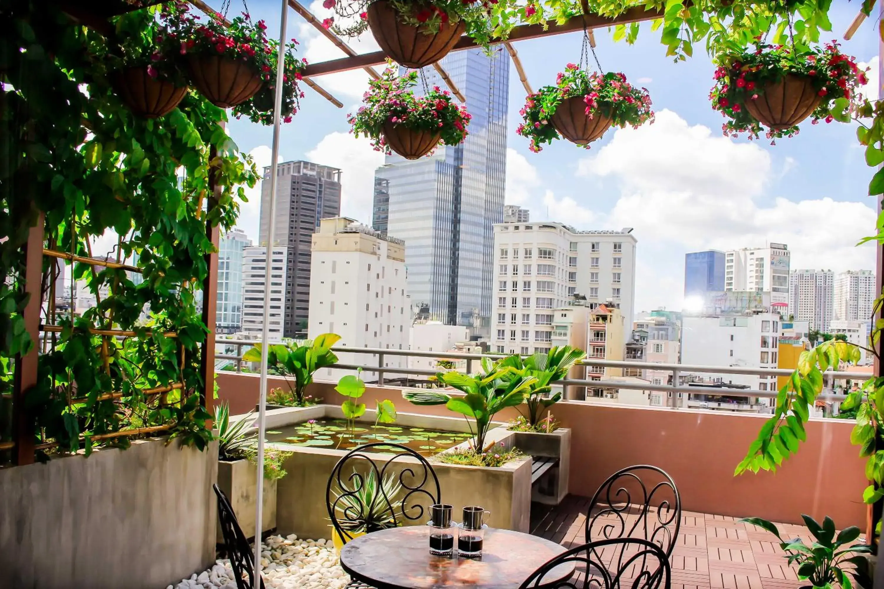 Patio in GK Central Hotel