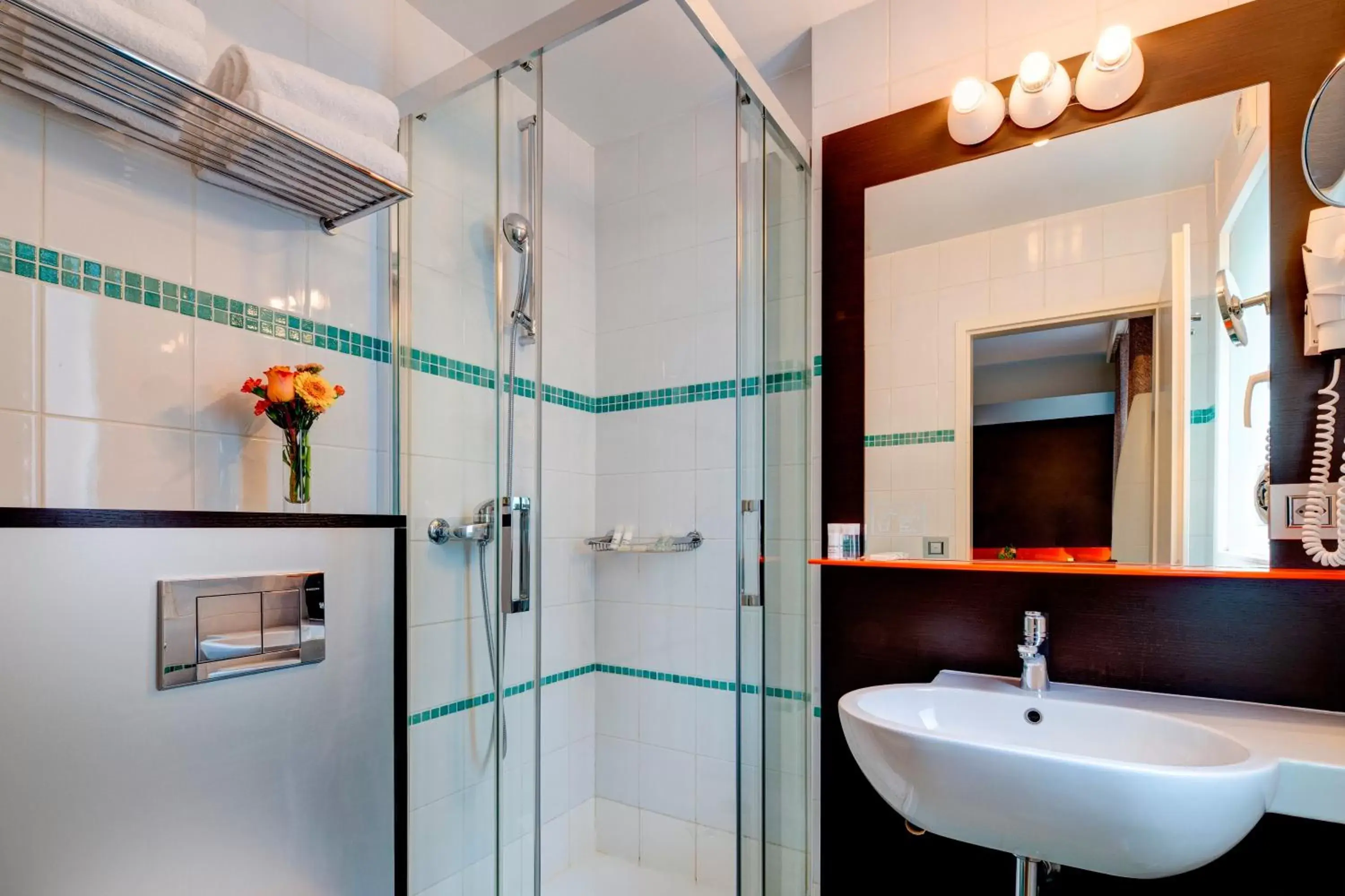 Shower, Bathroom in Design Hotel f6