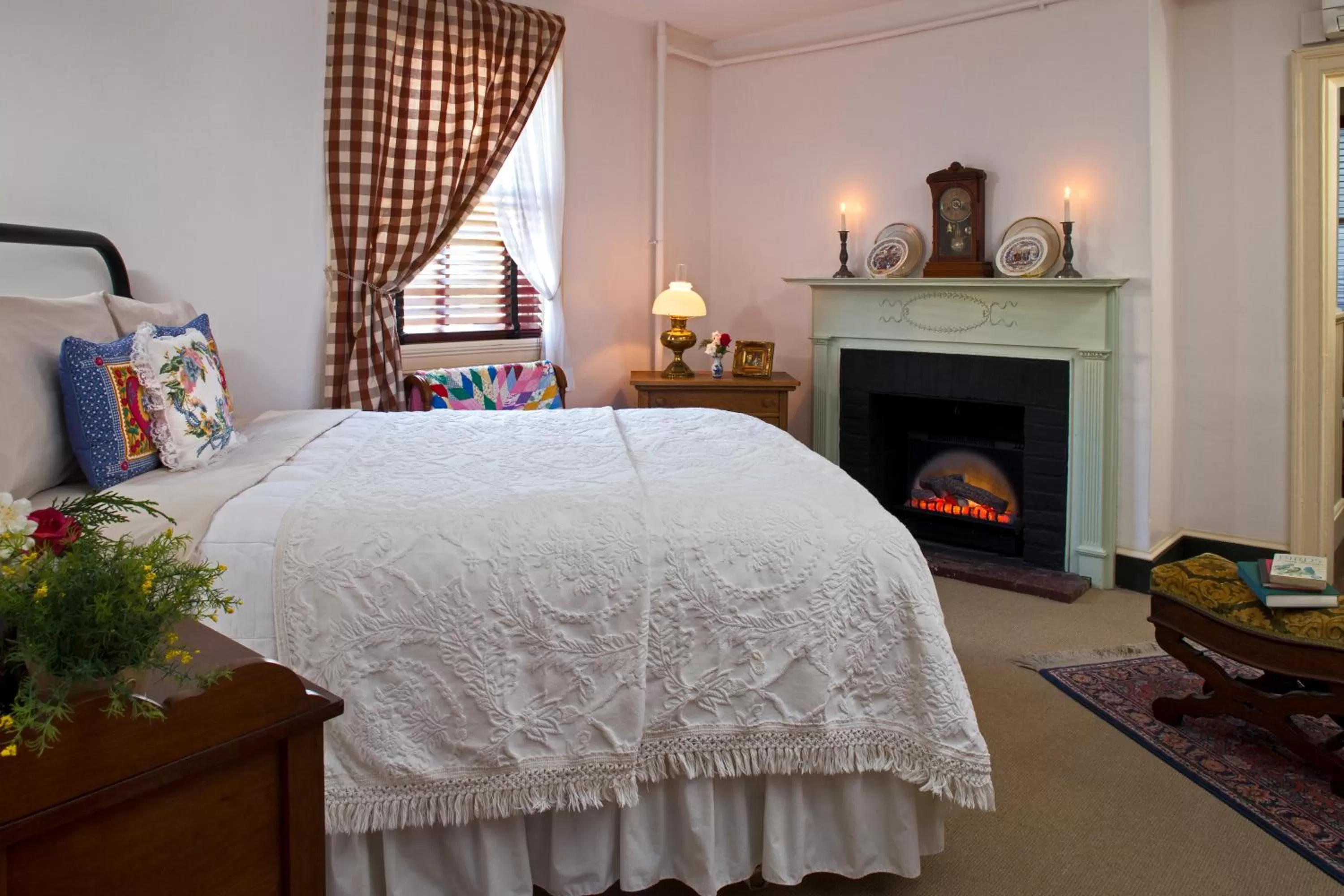 Bed in Rachael's Dowry Bed and Breakfast