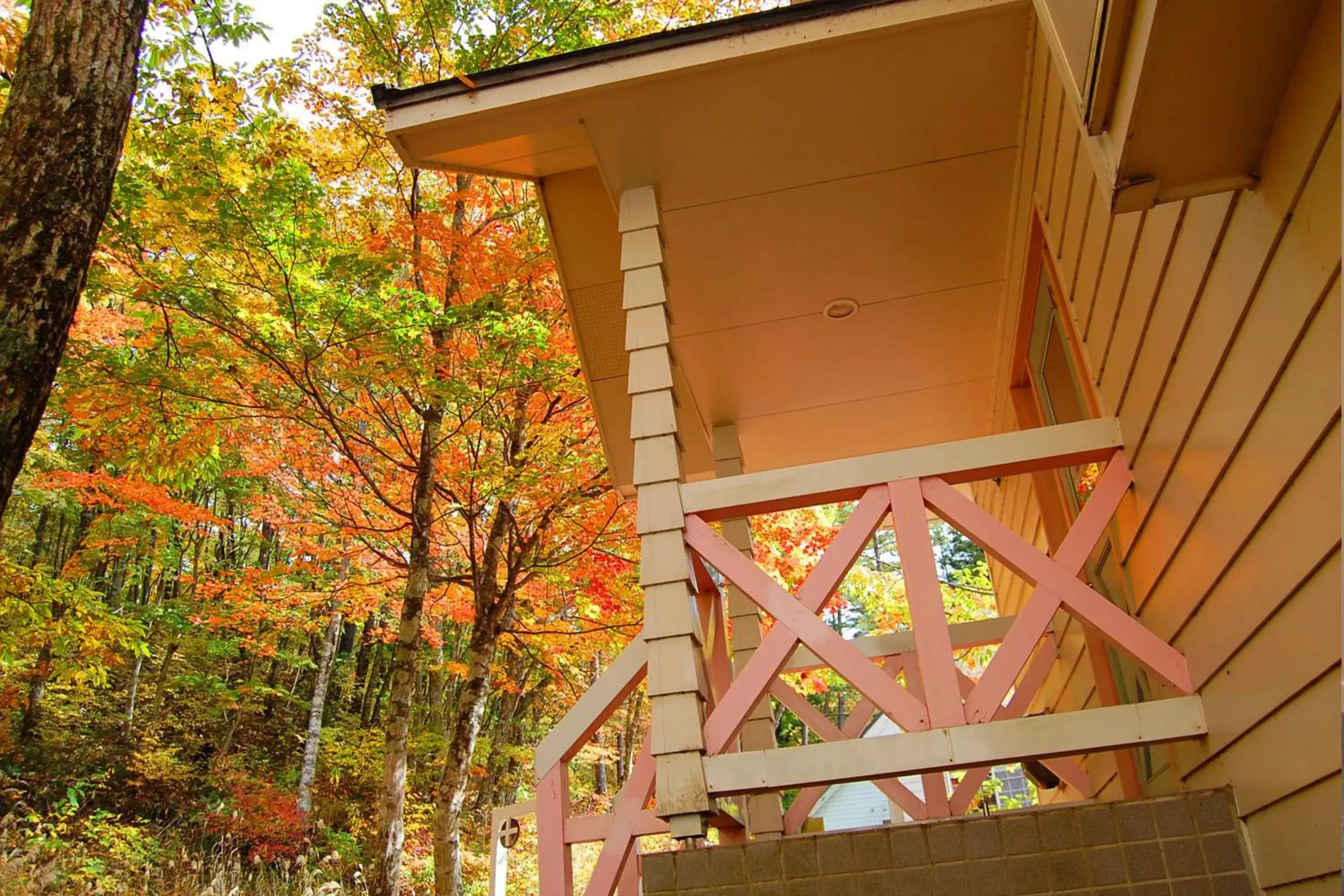 Facade/entrance, Balcony/Terrace in Resort Villa Takayama