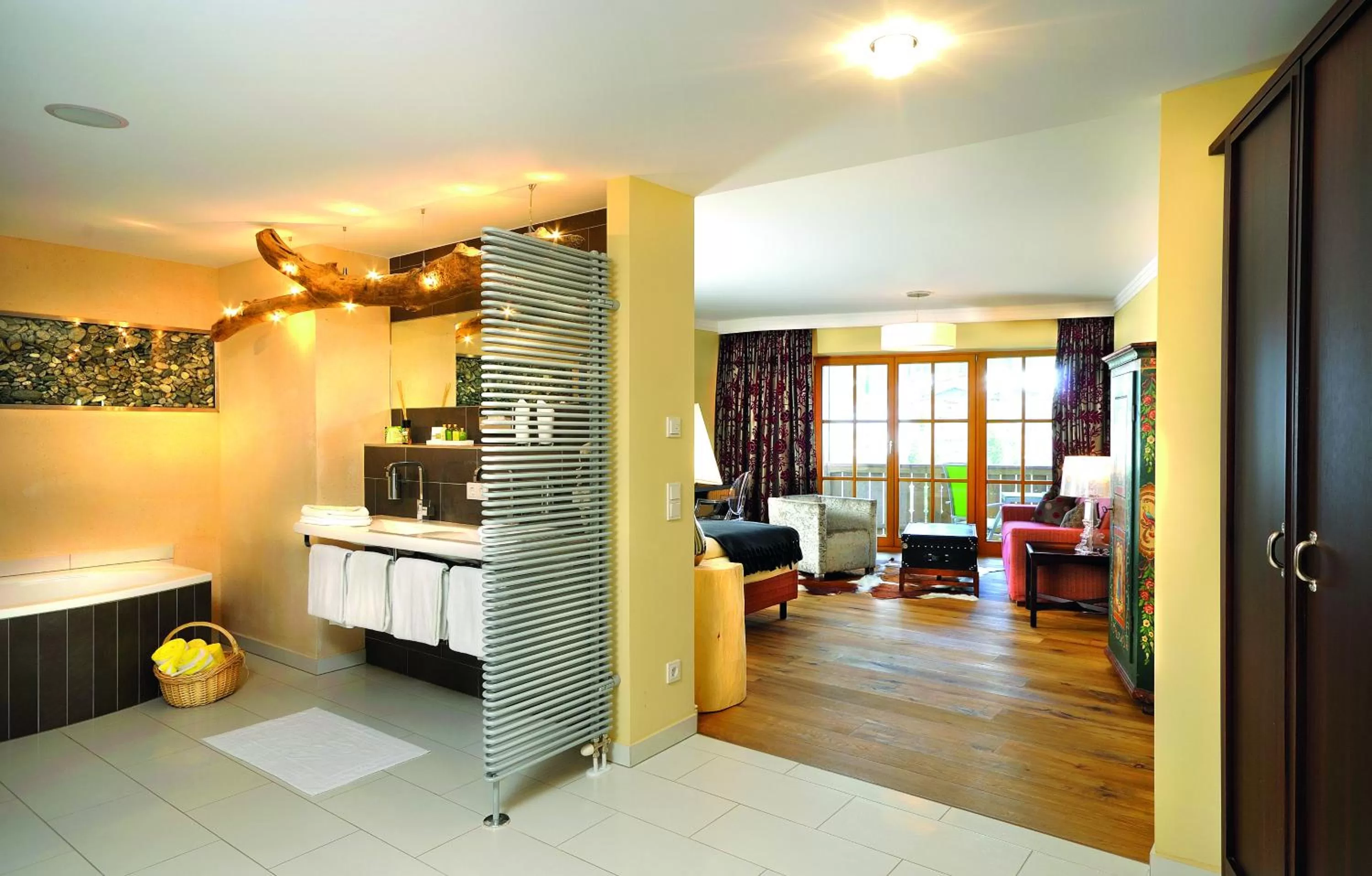 Bathroom in Hotel Alpine Palace