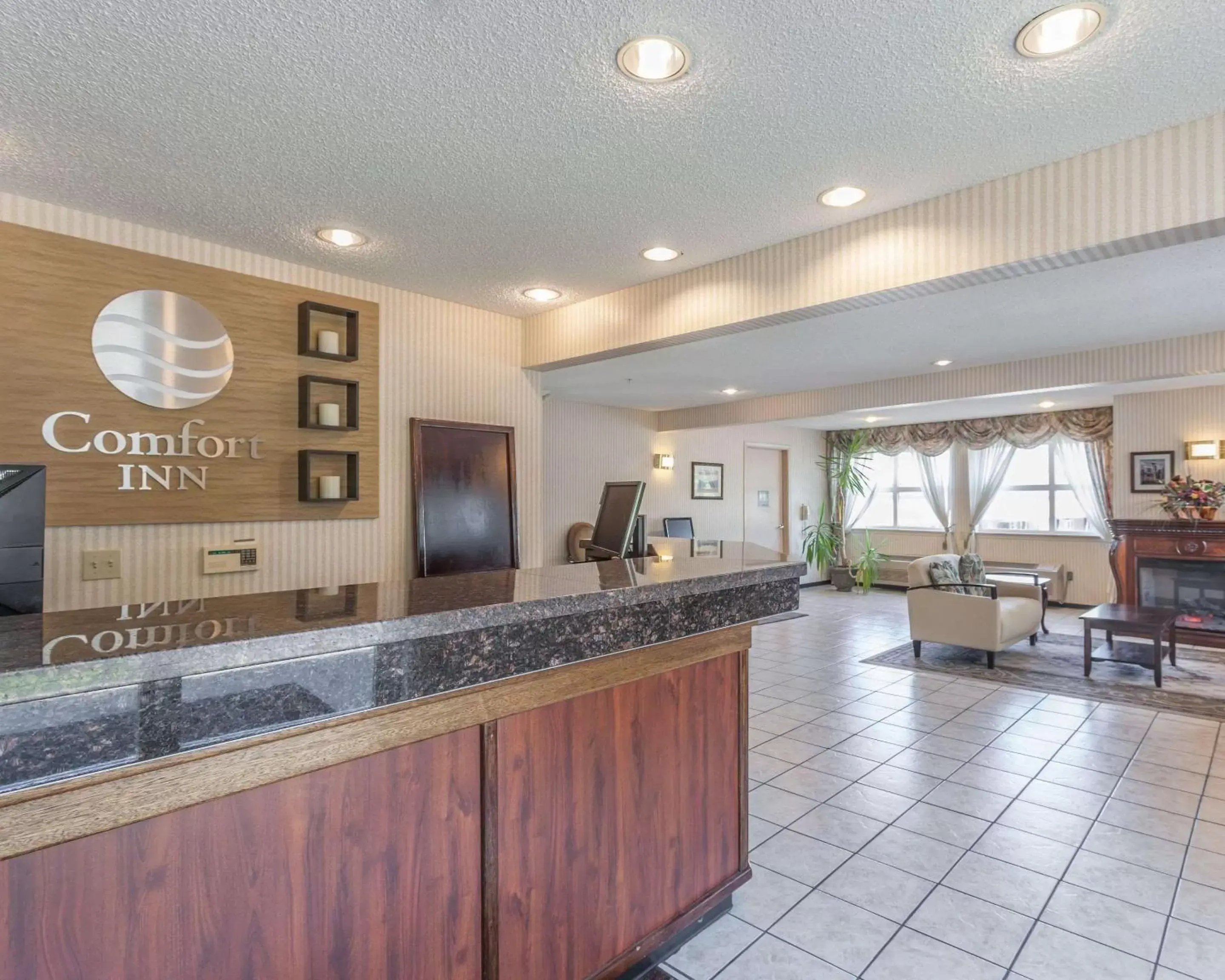 Lobby or reception in Comfort Inn On the Bay Lobby or reception in Comfort Inn On the Bay