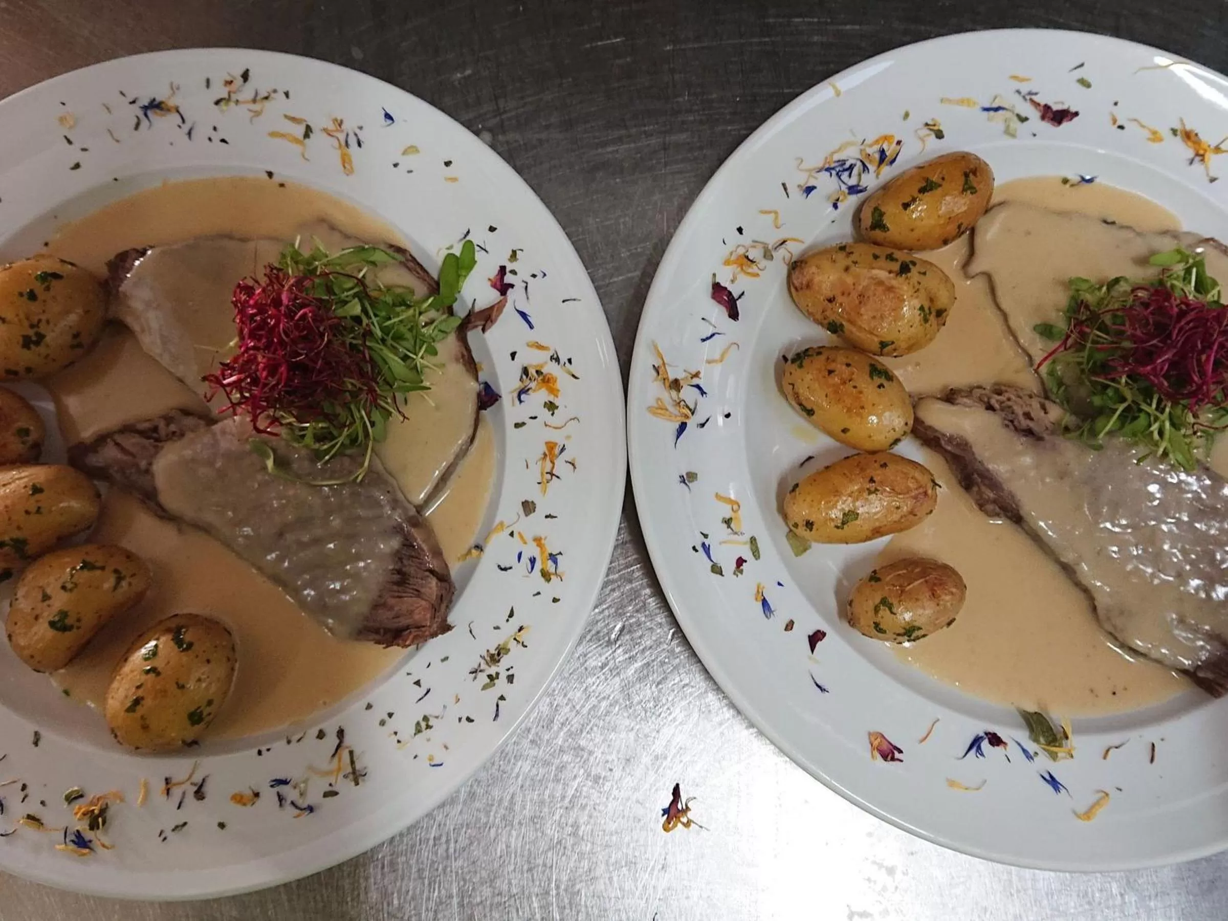 Food in Hotel Restaurant Adler