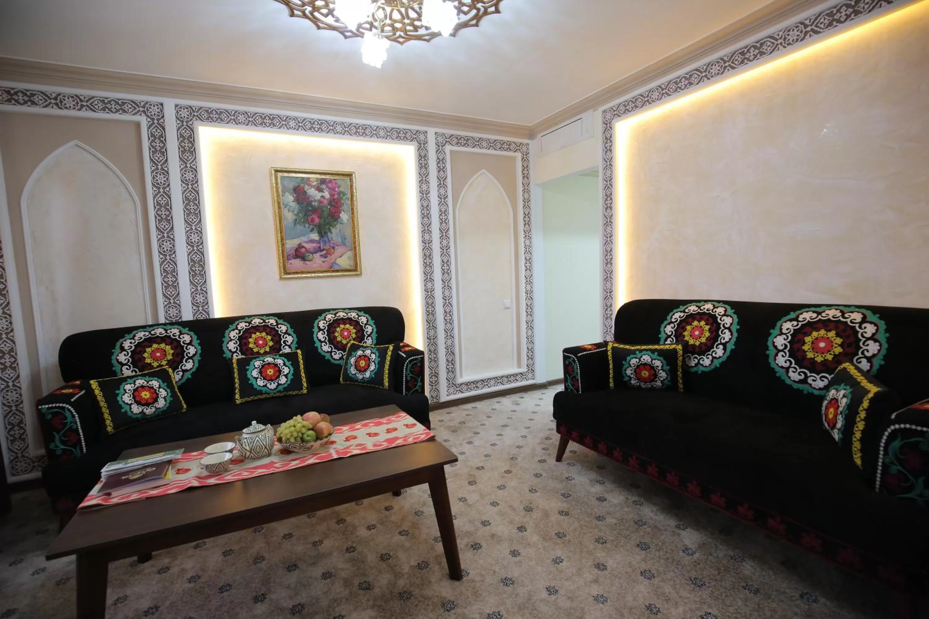 Seating area in Sugdiyon Hotel