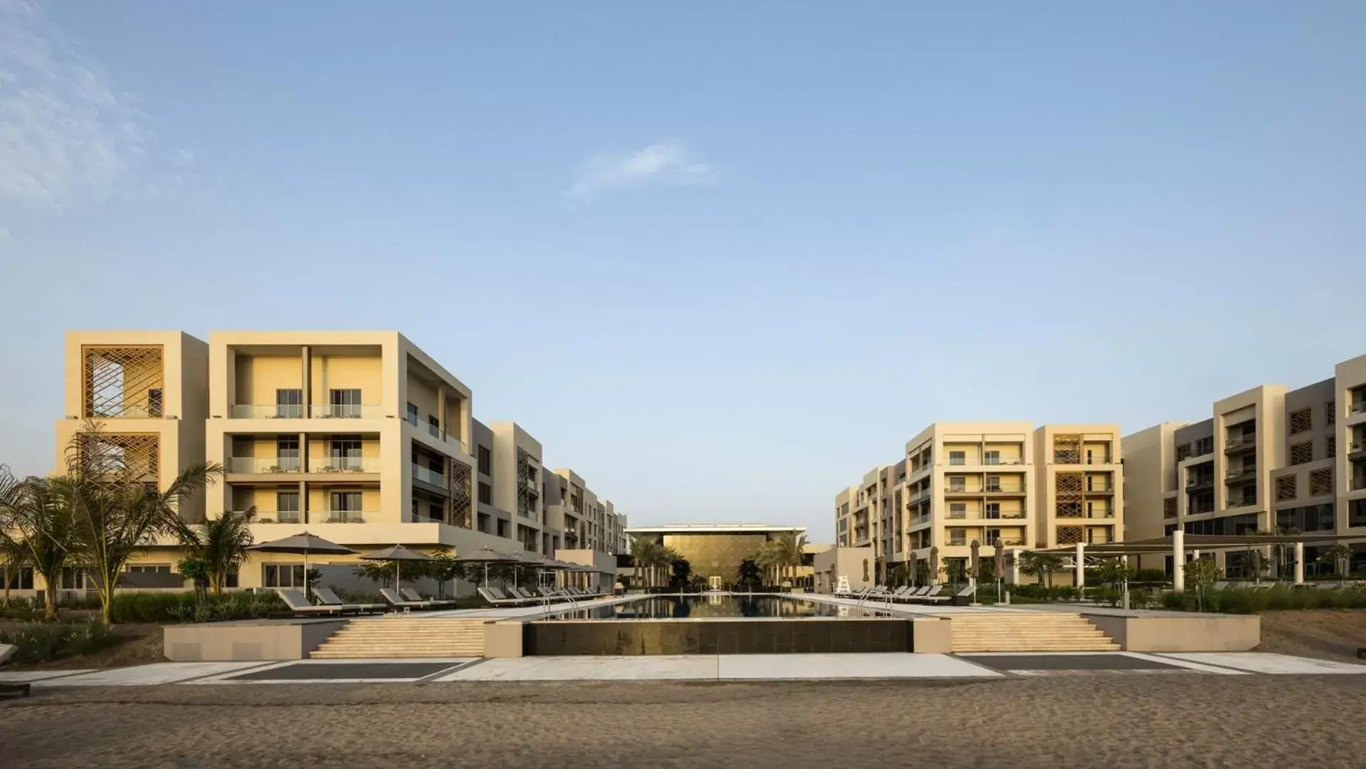 Property building in Kempinski Hotel Muscat Property building in Kempinski Hotel Muscat