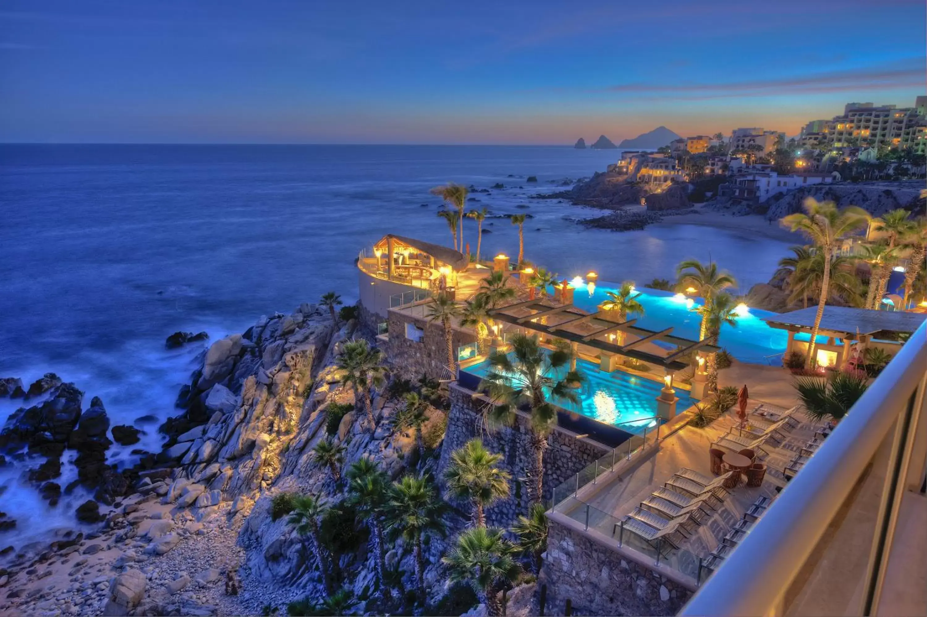 Night, Pool View in Hyatt Vacation Club at Sirena del Mar