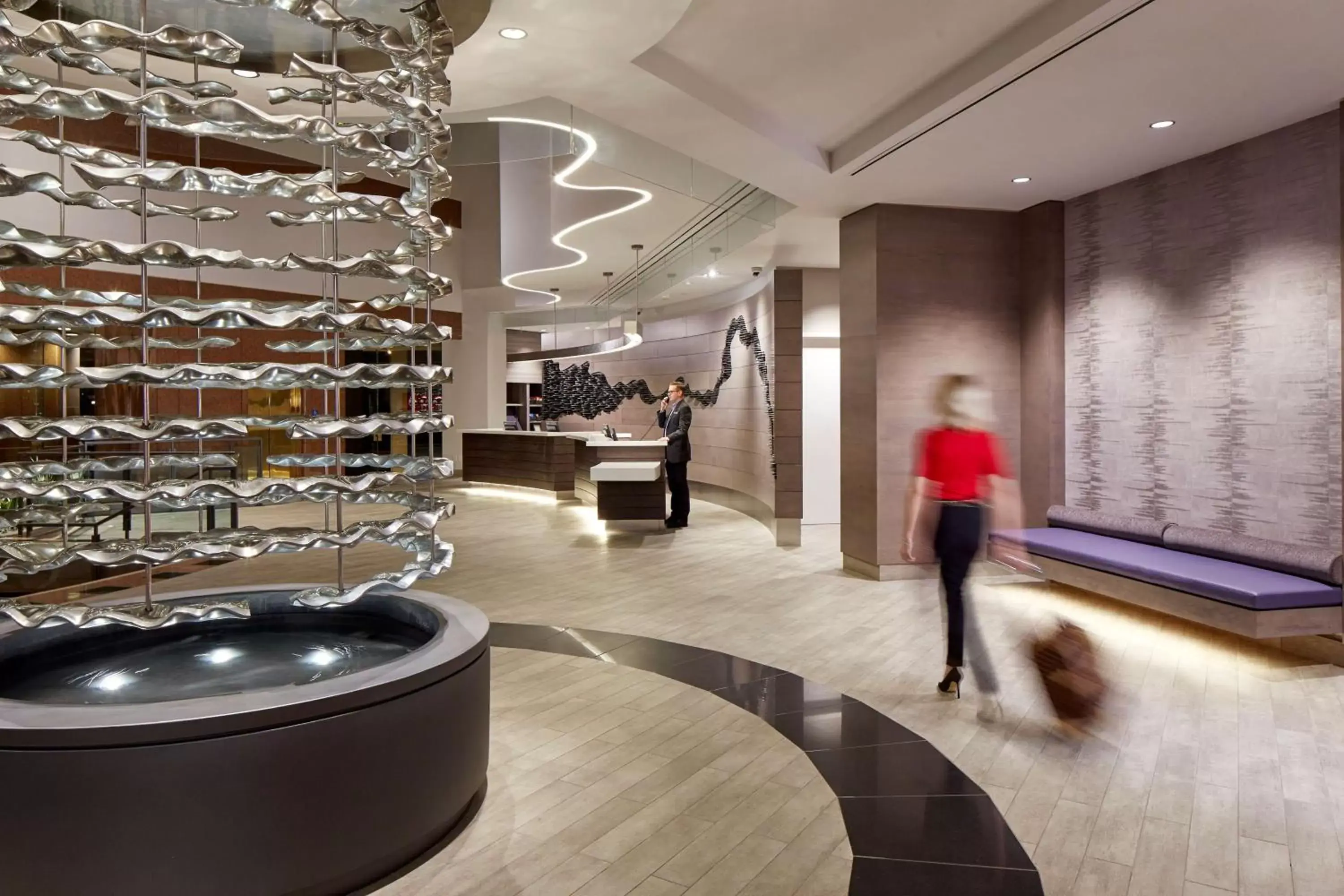 Lobby or reception in Hilton Long Beach Hotel Lobby or reception in Hilton Long Beach Hotel