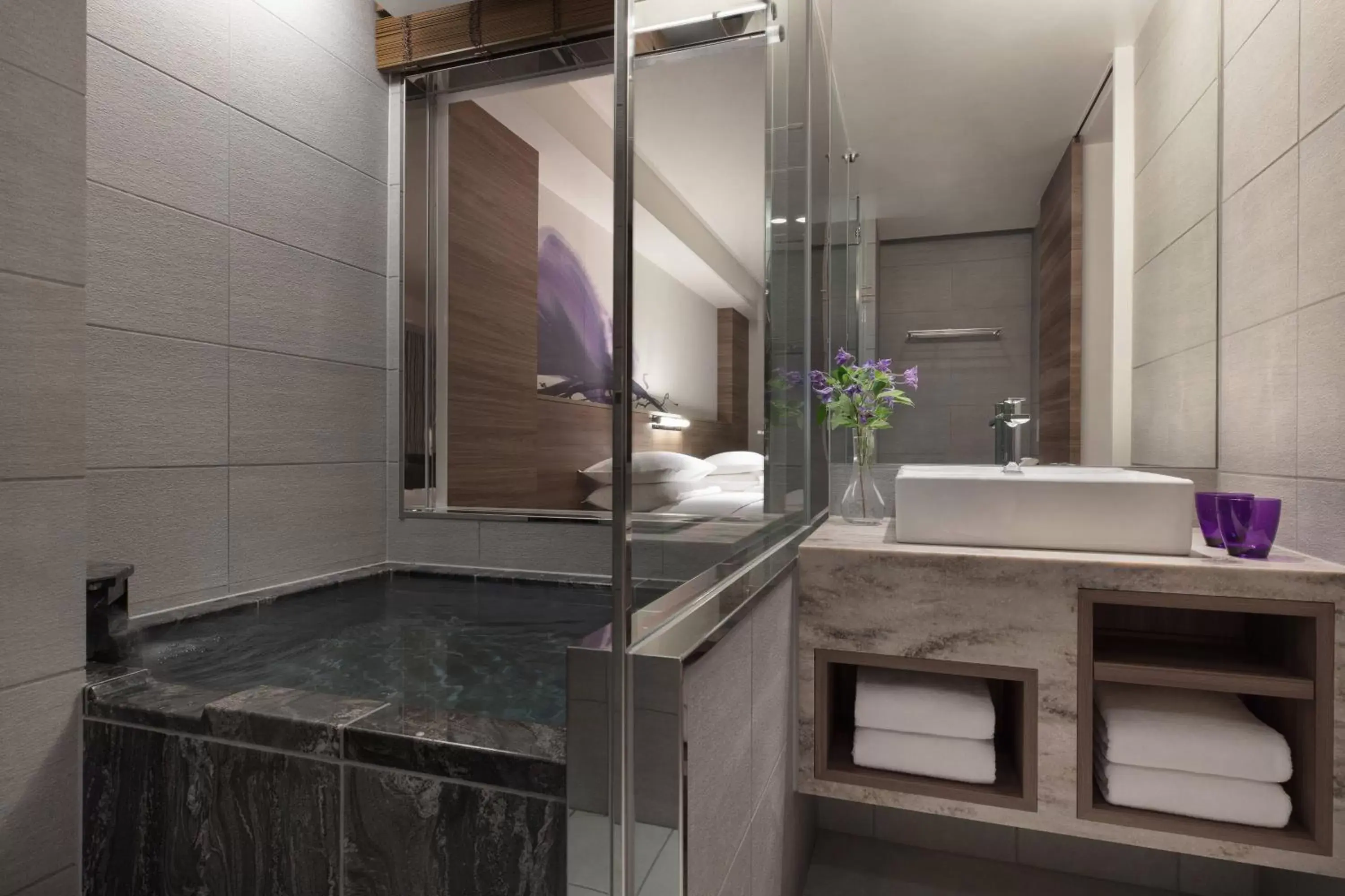 Photo of the whole room, Bathroom in Lake Biwa Marriott Hotel