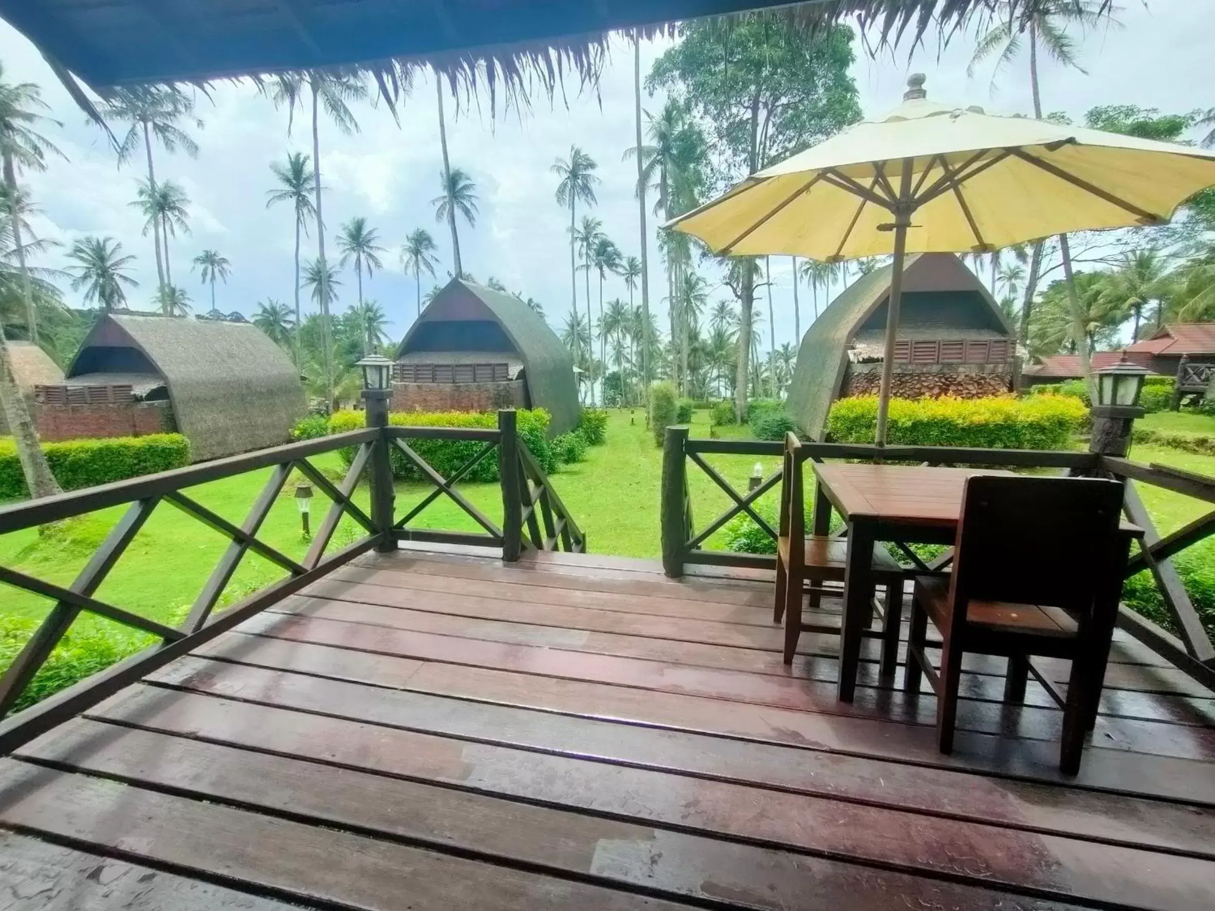 Patio in Koh Kood Beach Resort