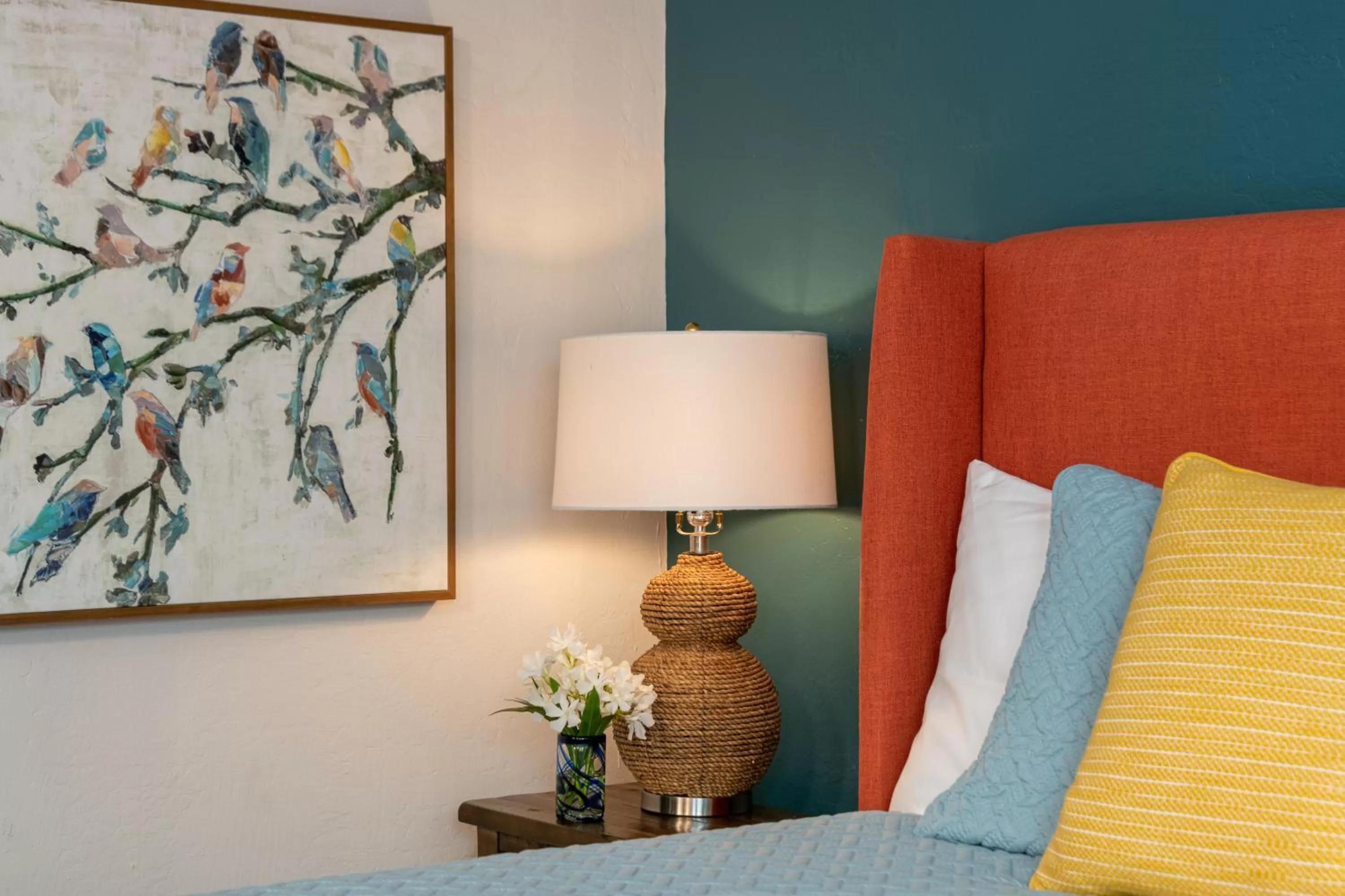 Bed in Adobe Rose Inn