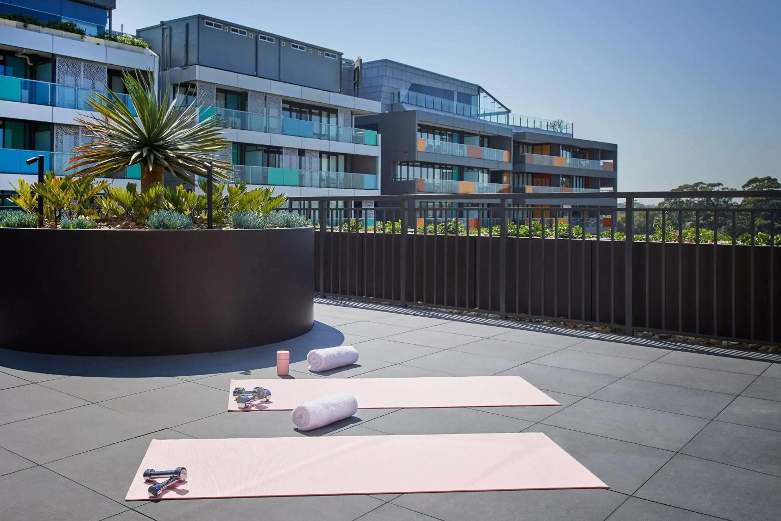 Fitness centre/facilities in Moxy Sydney Airport