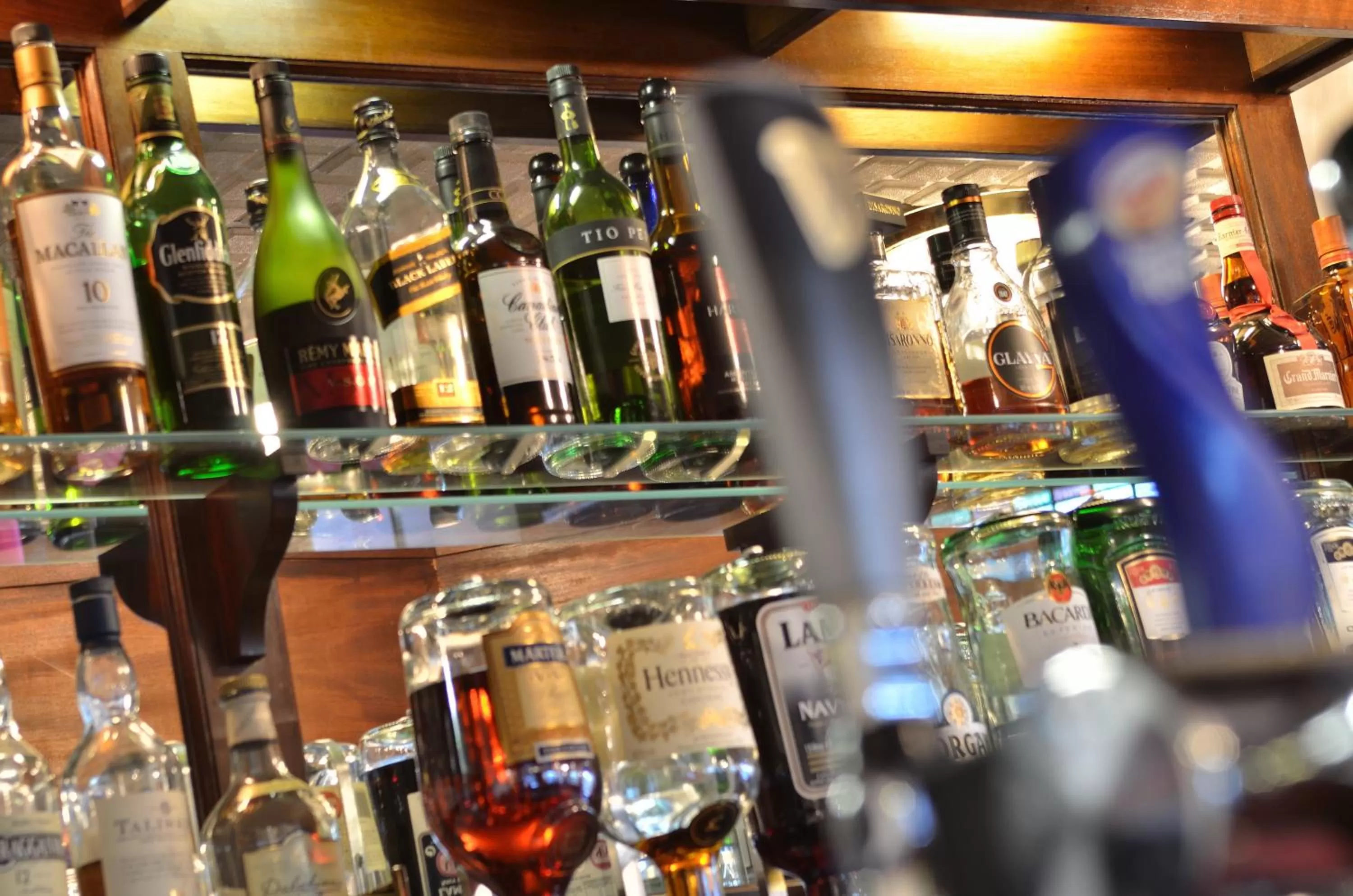 Alcoholic drinks in Damson Dene Hotel