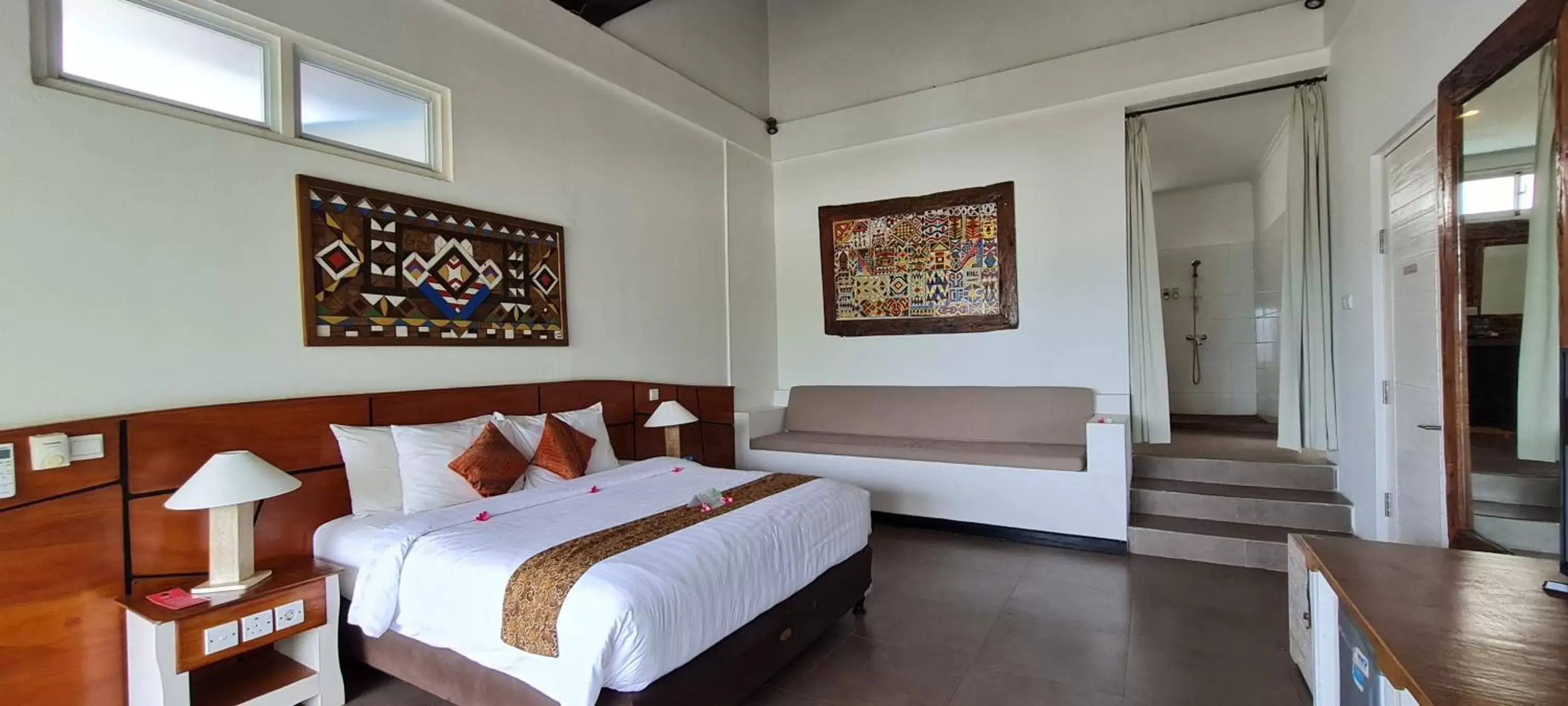 Bedroom, Bed in The Trawangan Resort