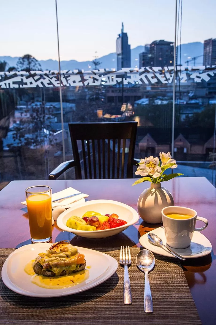 Breakfast in Hotel Cumbres Lastarria
