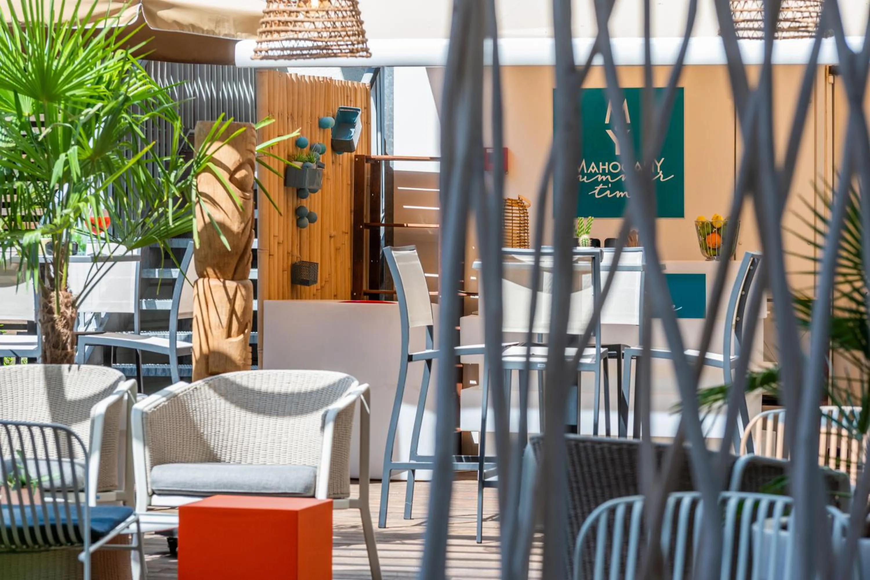 Patio in Mercure Toulouse Centre Saint-Georges