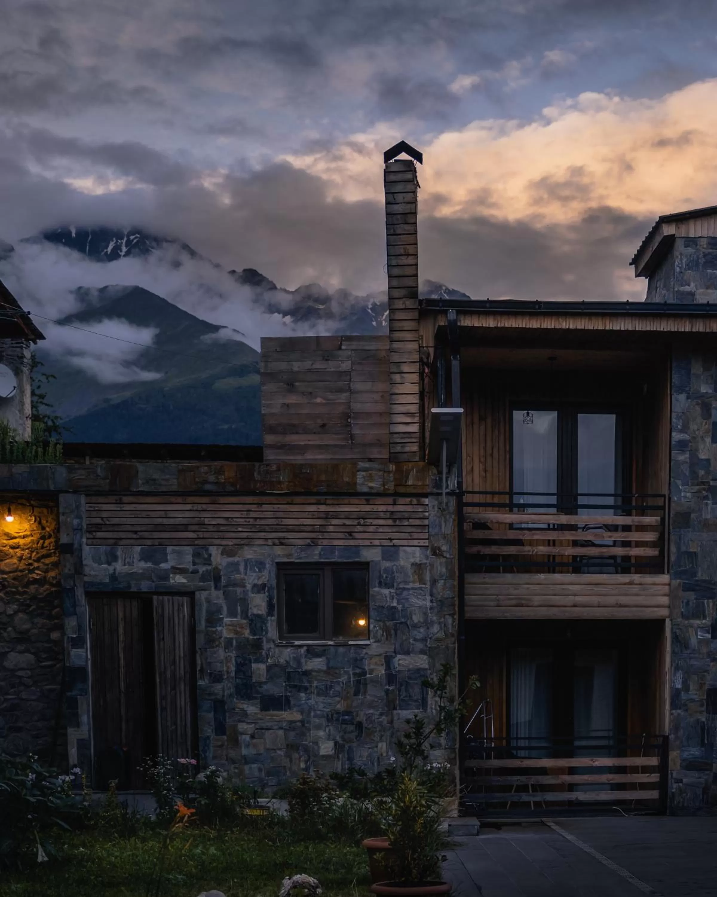 Property building in Hotel Old House Mestia