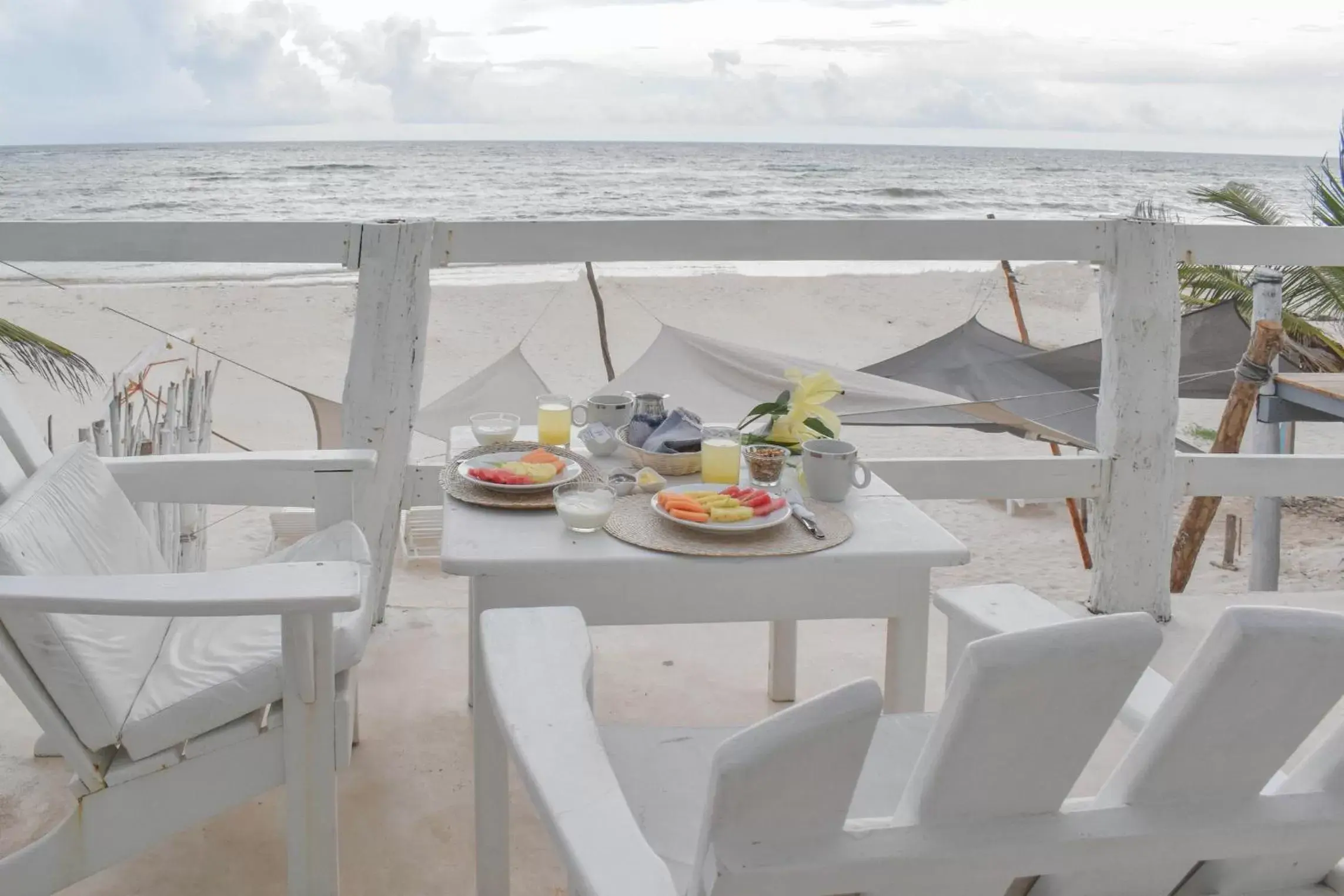 Balcony/Terrace in Posada Lamar Tulum Beach Front and Pool