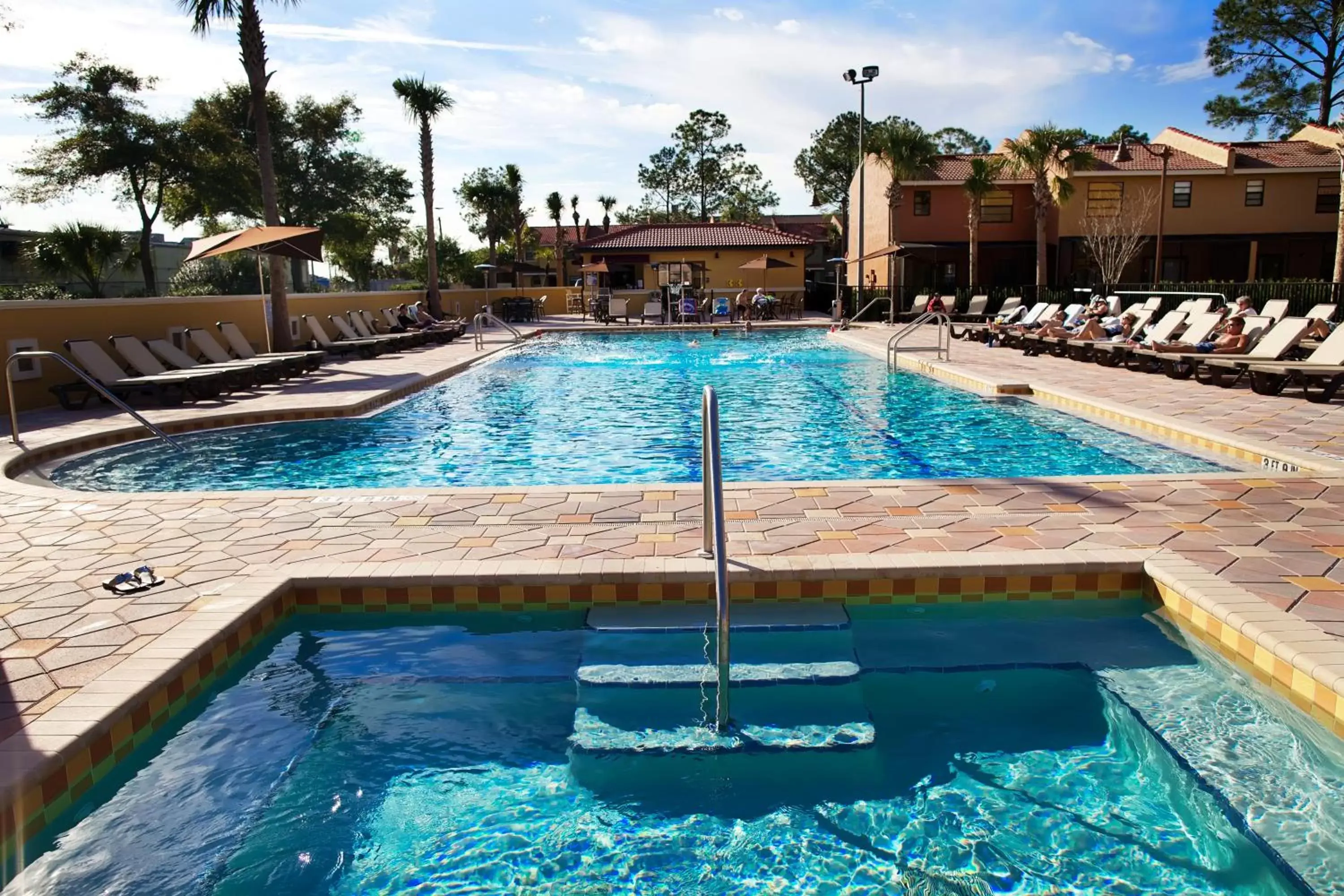 Hot Tub, Swimming Pool in FantasyWorld Resort
