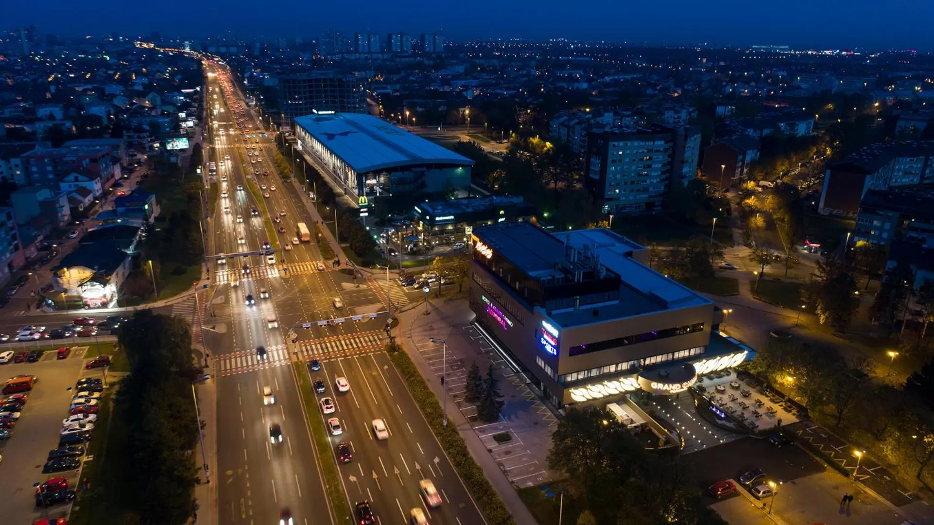 Bird's eye view in Admiral Hotel