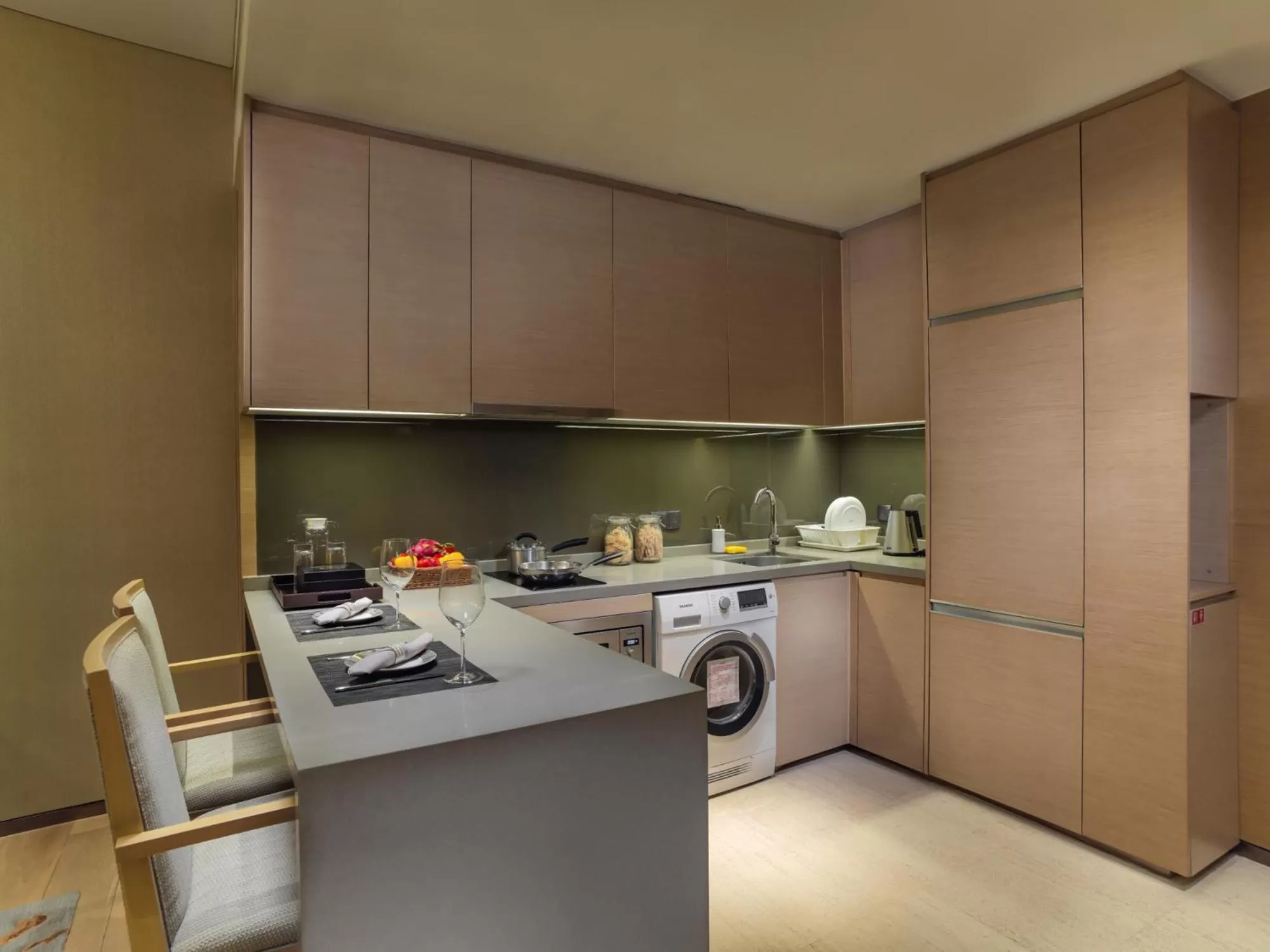 Kitchen or kitchenette in Fraser Suites Guangzhou