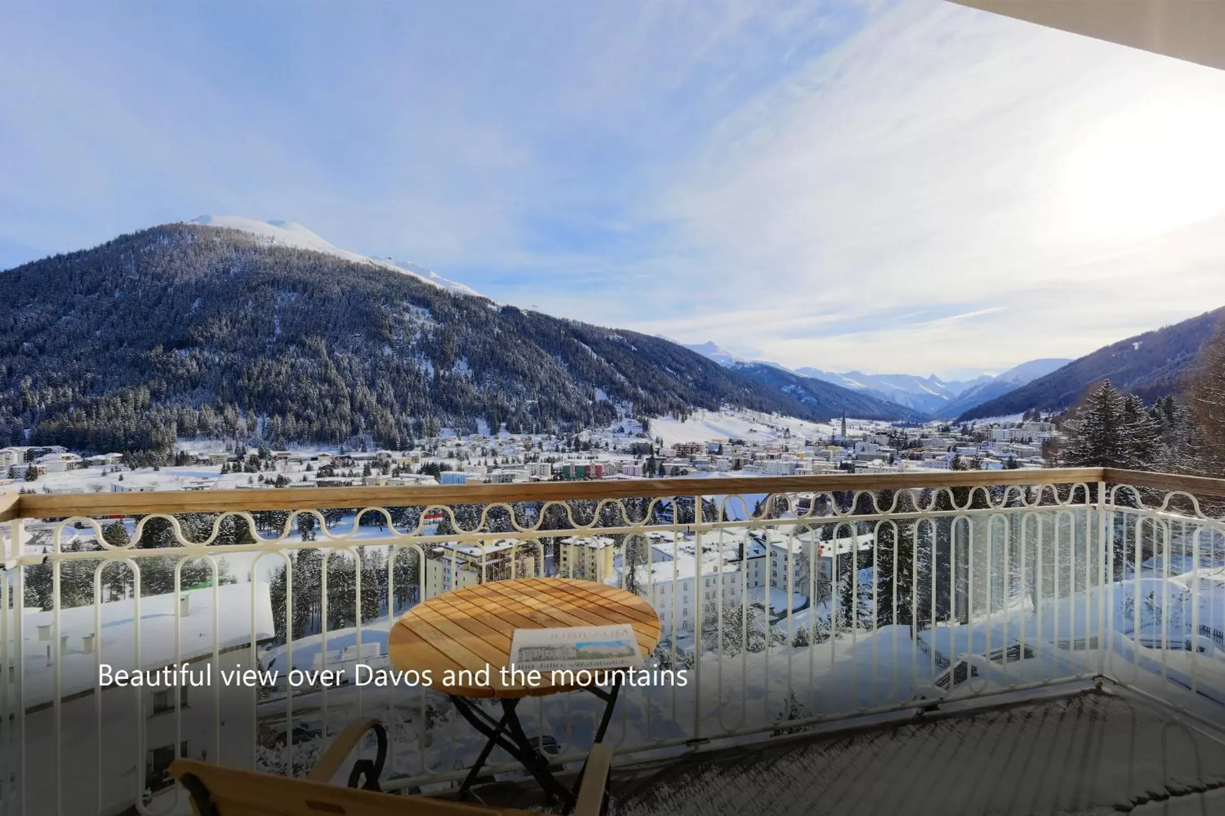 Mountain View in Waldhotel & SPA Davos - for body & soul