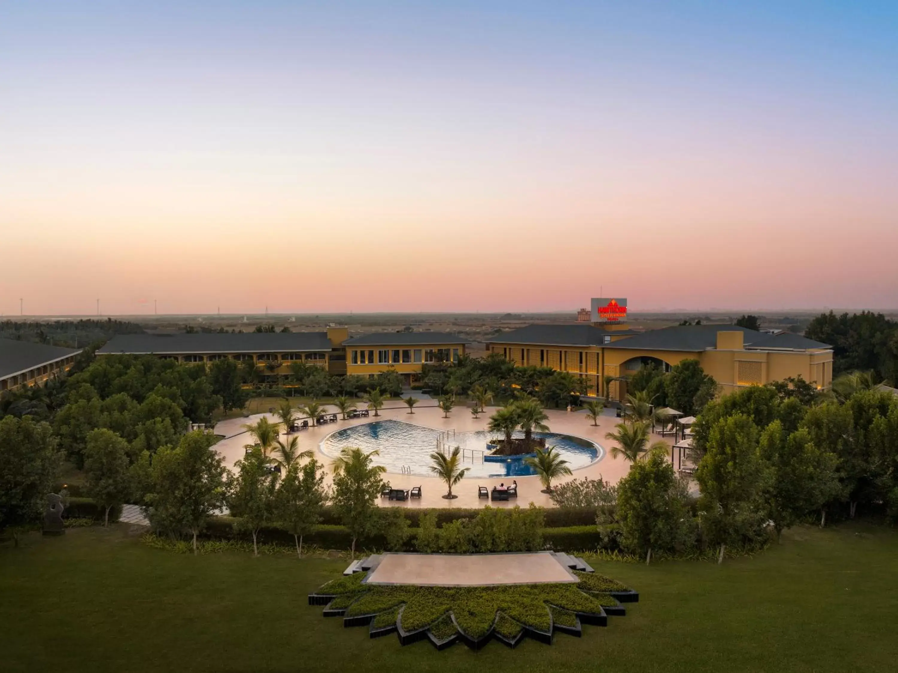 Property building in Hawthorn Suites by Wyndham Dwarka Property building in Hawthorn Suites by Wyndham Dwarka