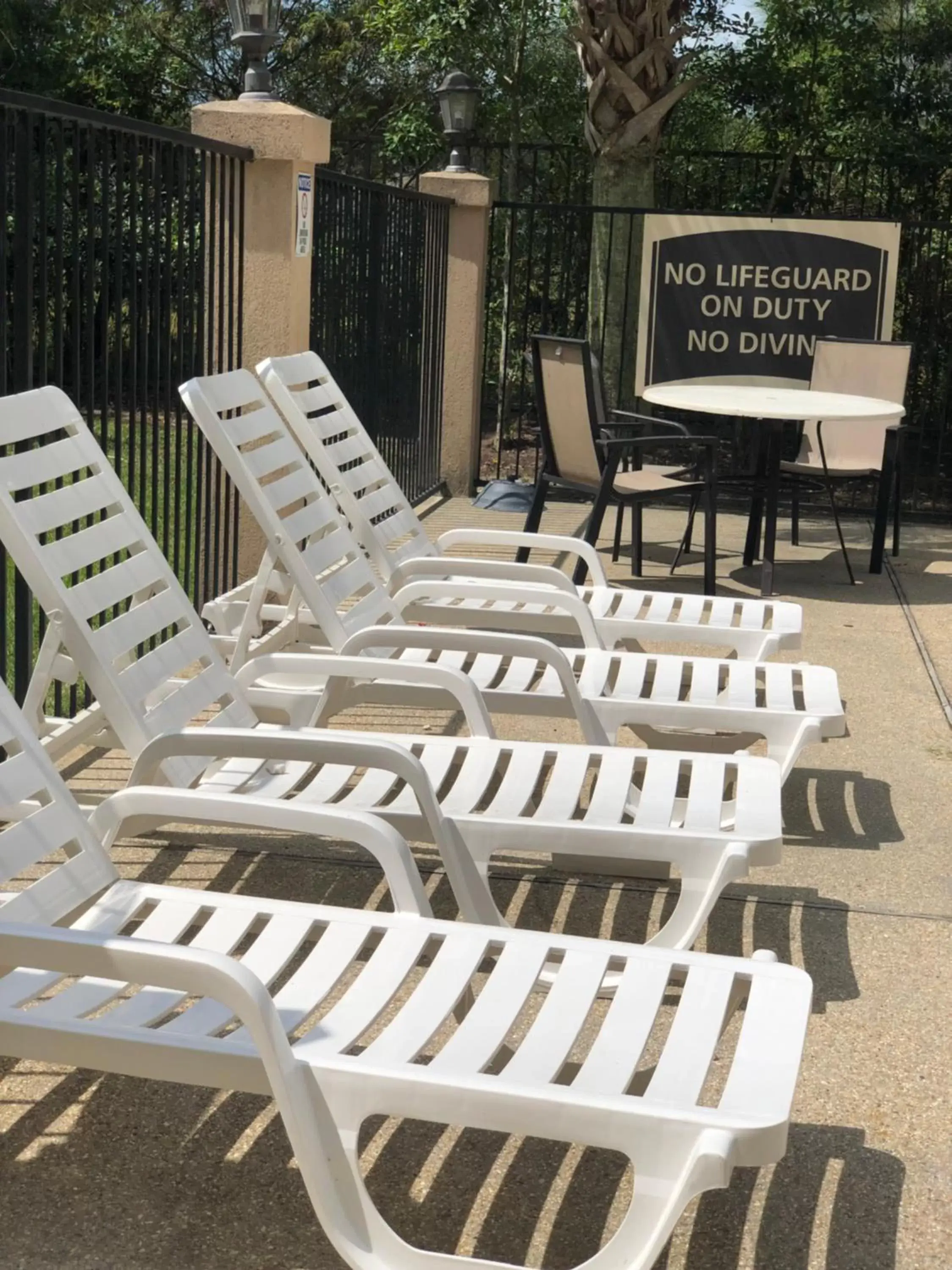 Patio in WeStay Suites - Covington/Mandeville