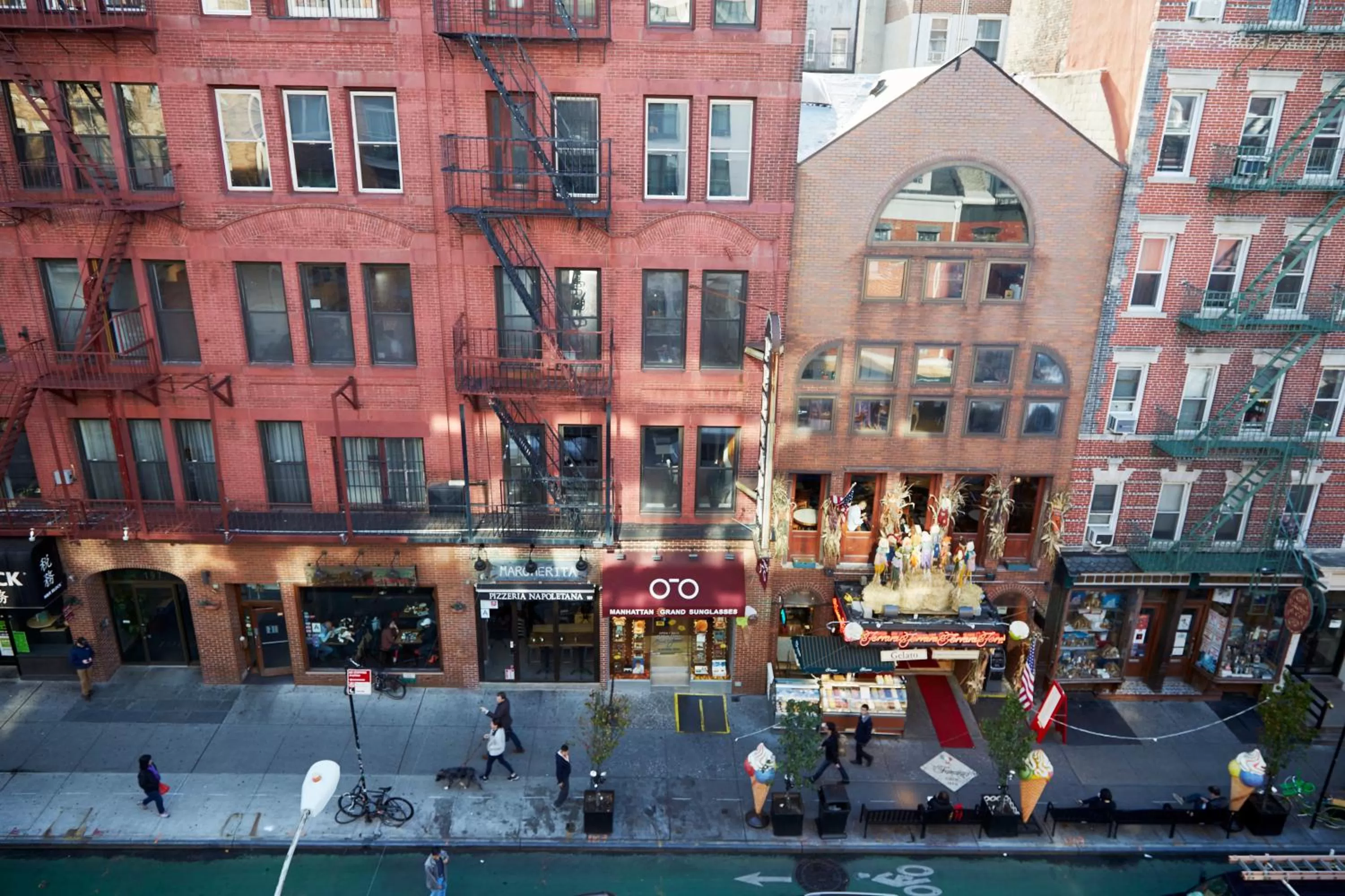 Bird's eye view in NobleDEN Hotel