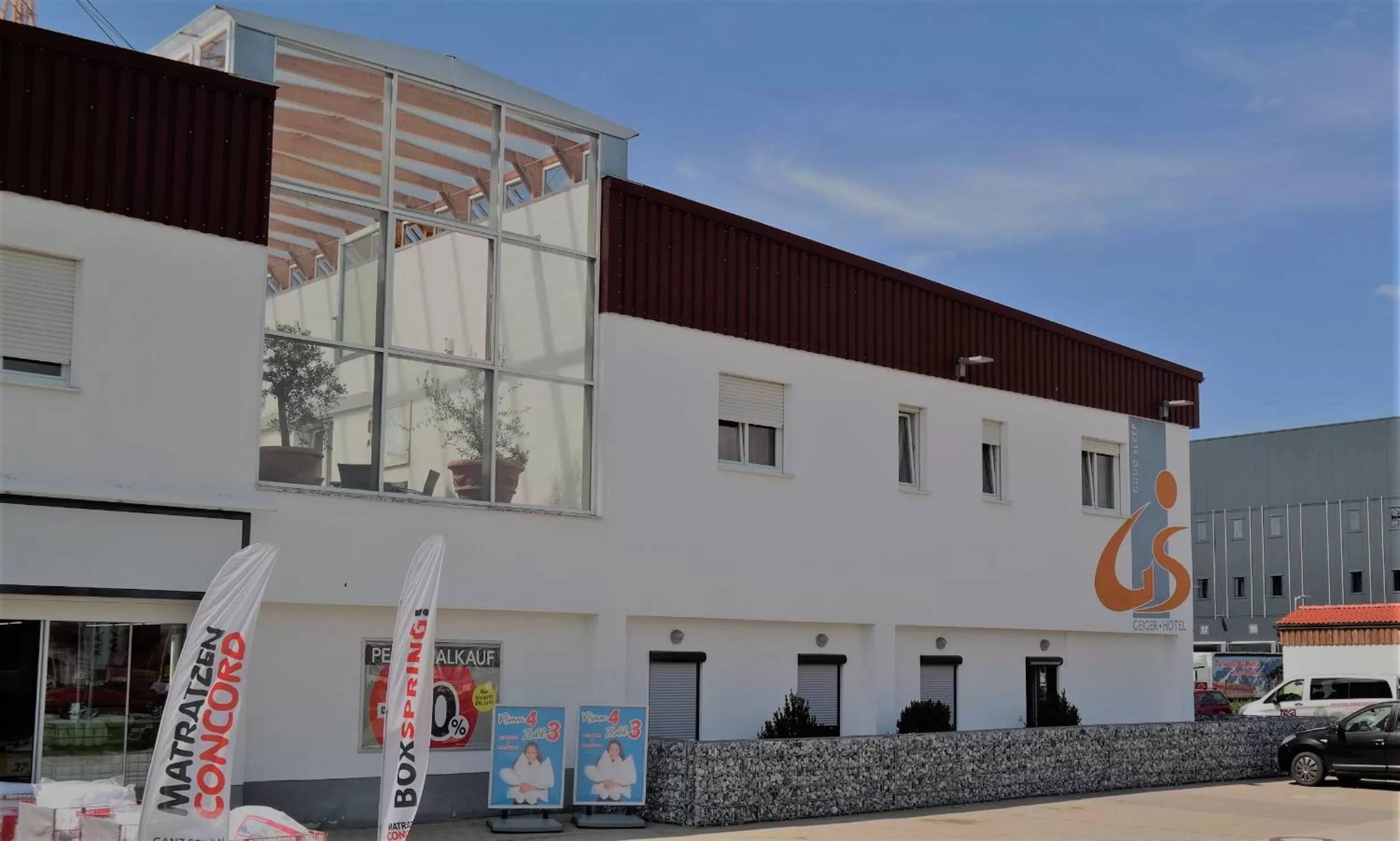 Facade/entrance in GS Hotel Mindelheim