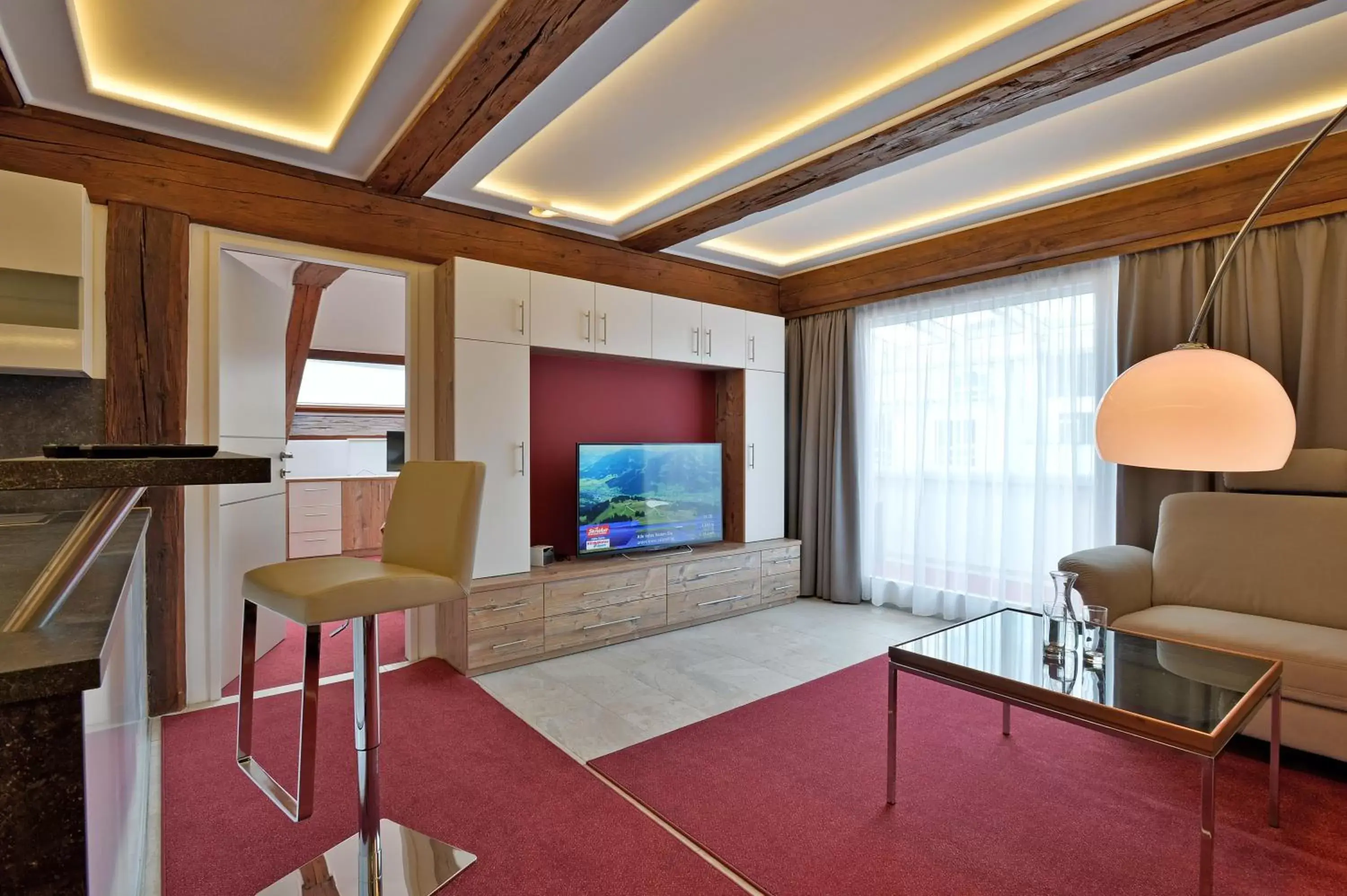 TV and multimedia, Seating Area in Hotel Kufsteinerhof