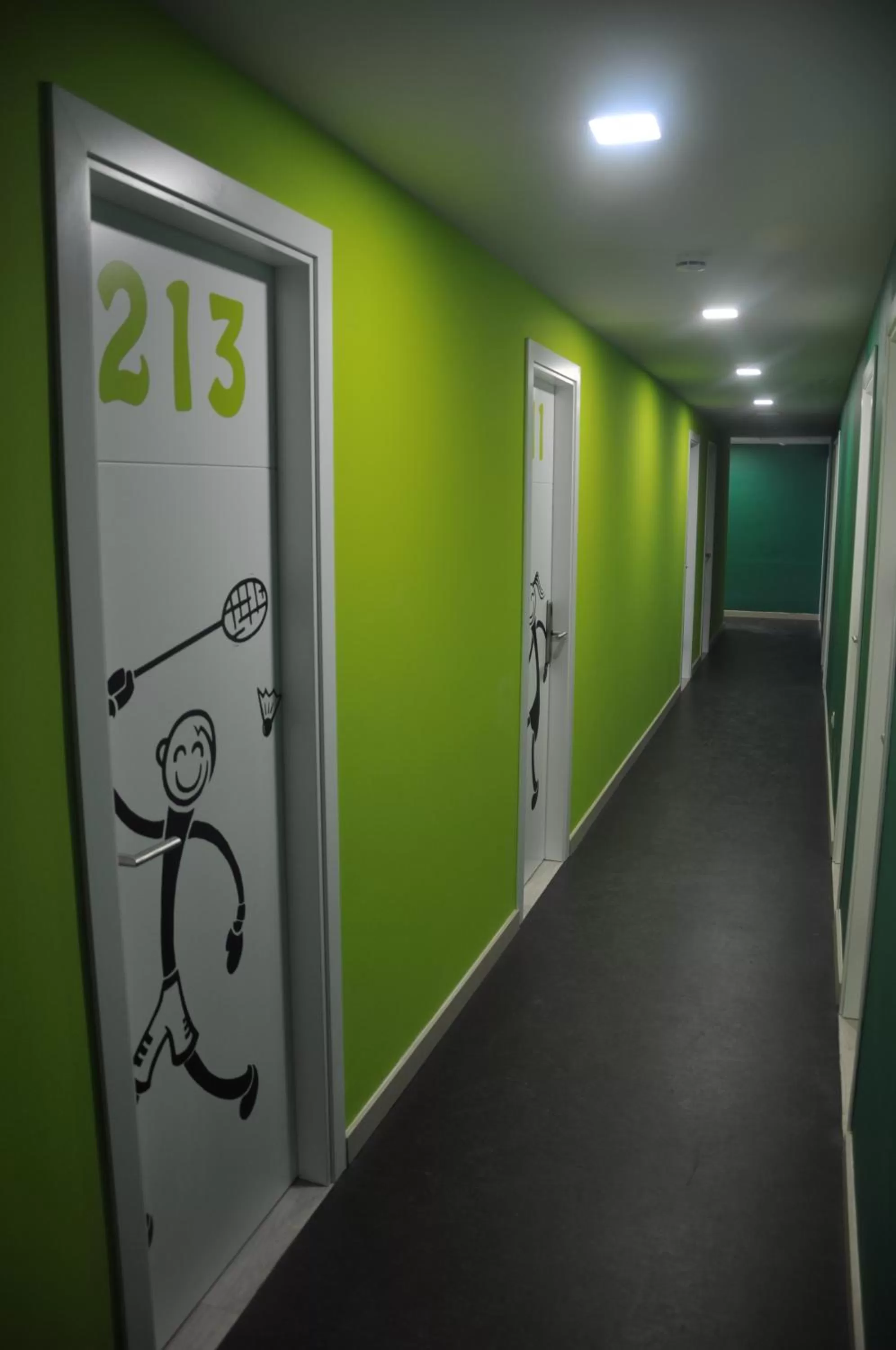 Decorative detail in BcnSportHostels