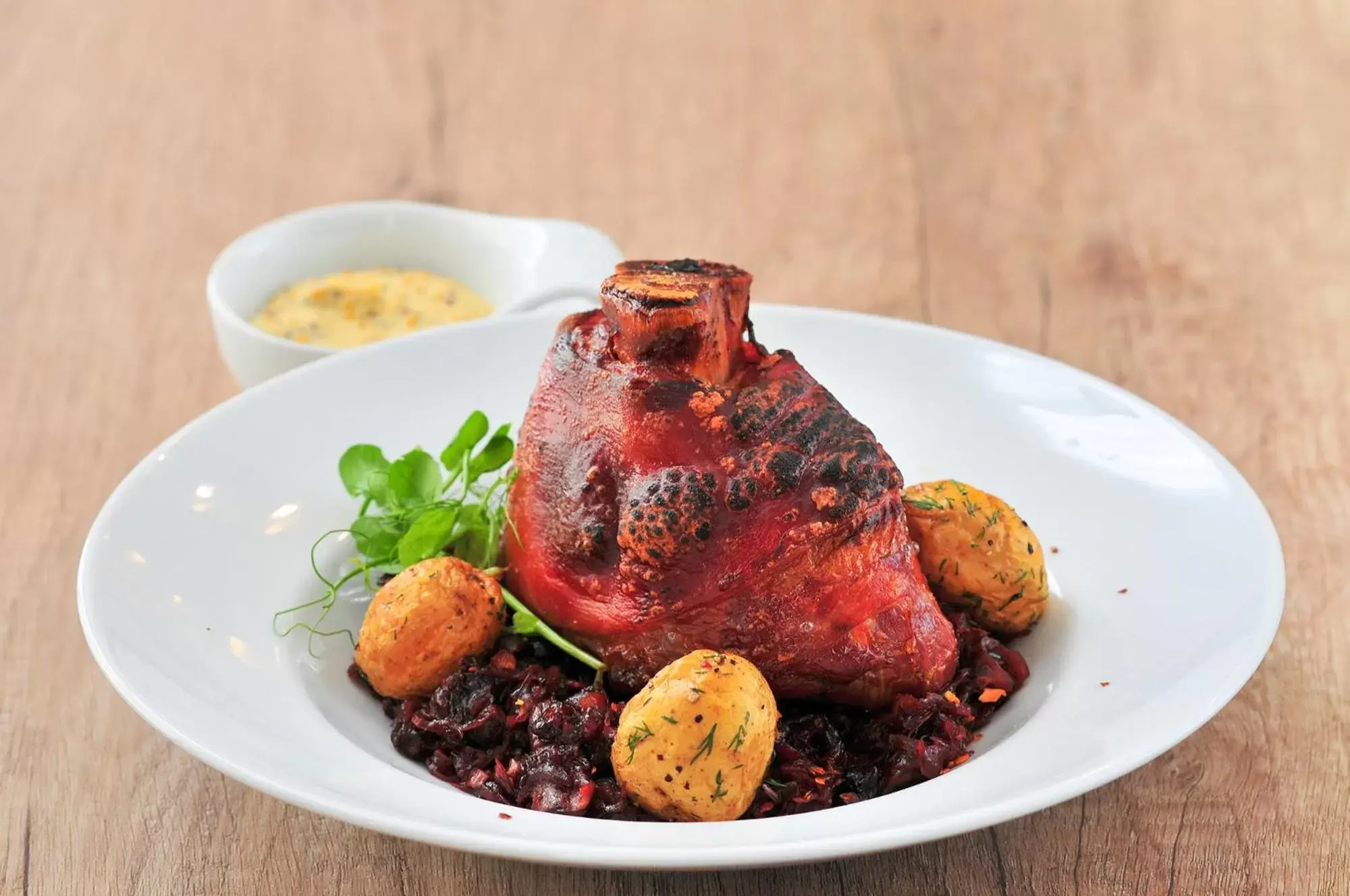 Food close-up in Park Hotel Diament Wroclaw