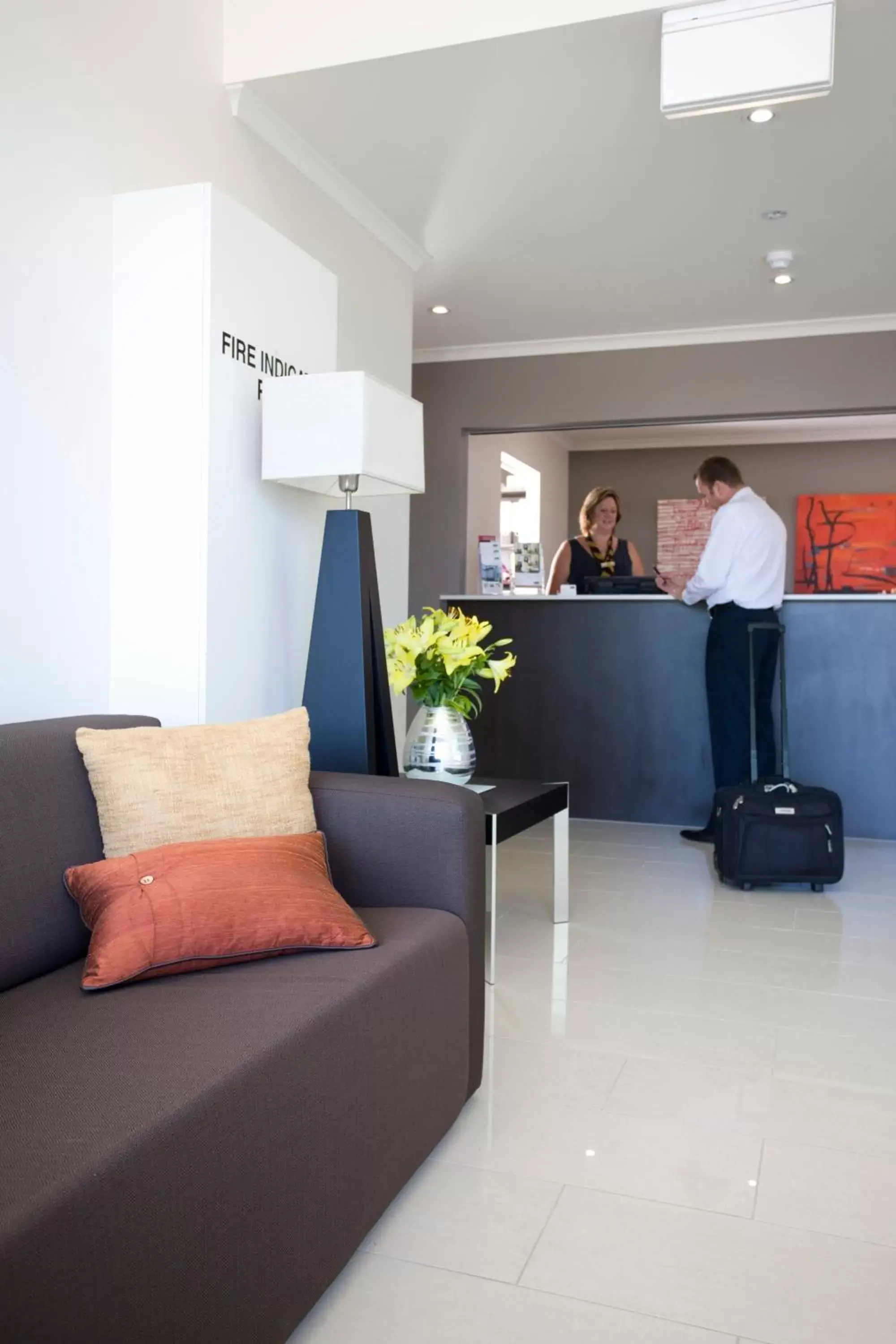Lobby or reception in Quest Chermside