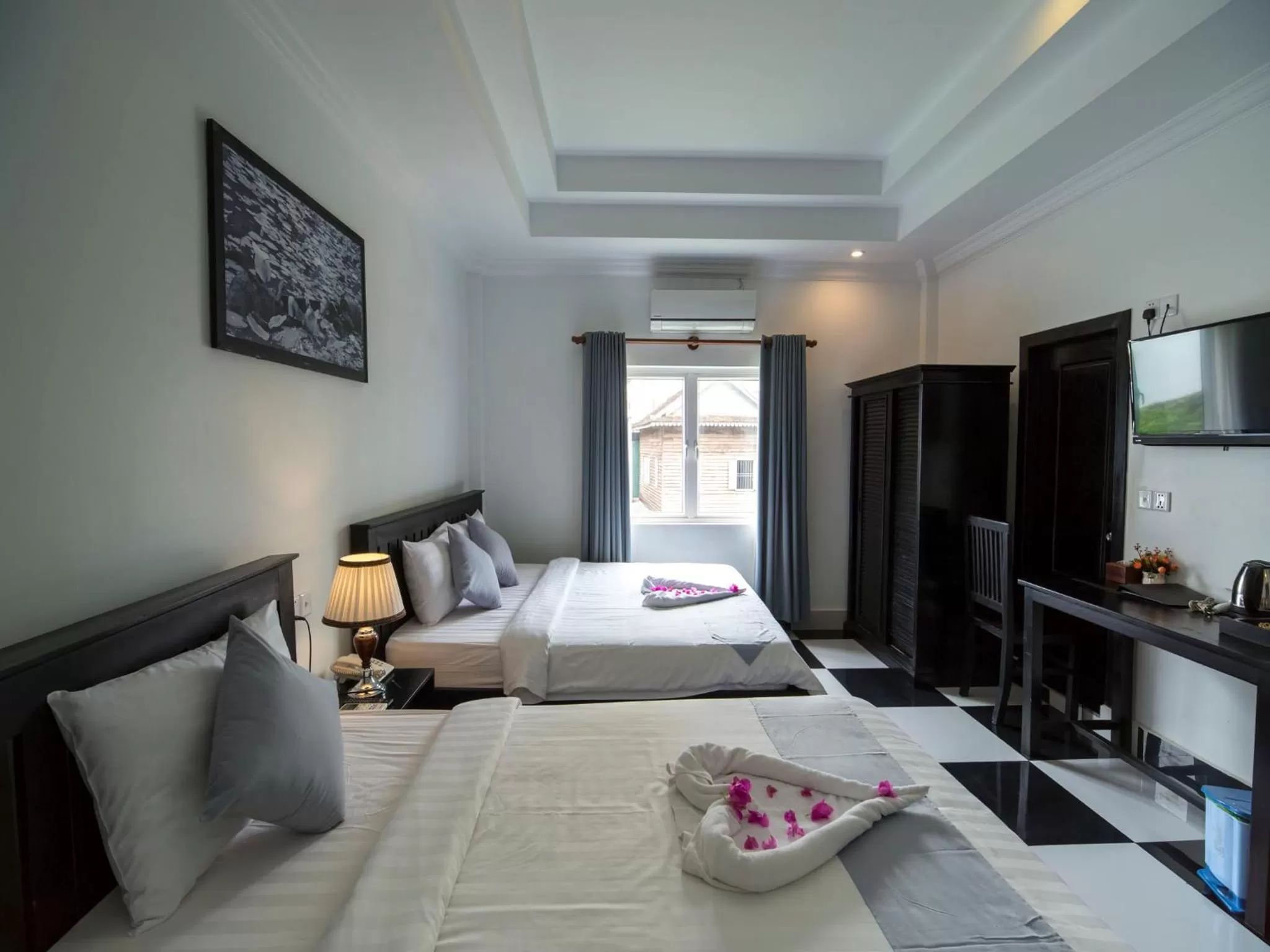 Bedroom, Bed in Rithy Rine Angkor Residence