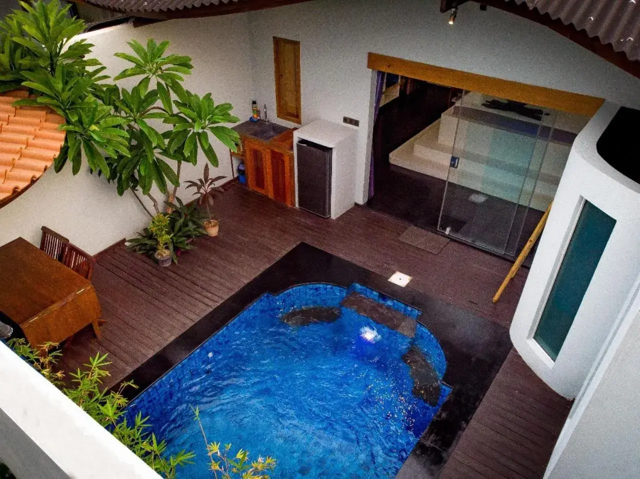 Pool View in Stay Shark Villas Gili Air