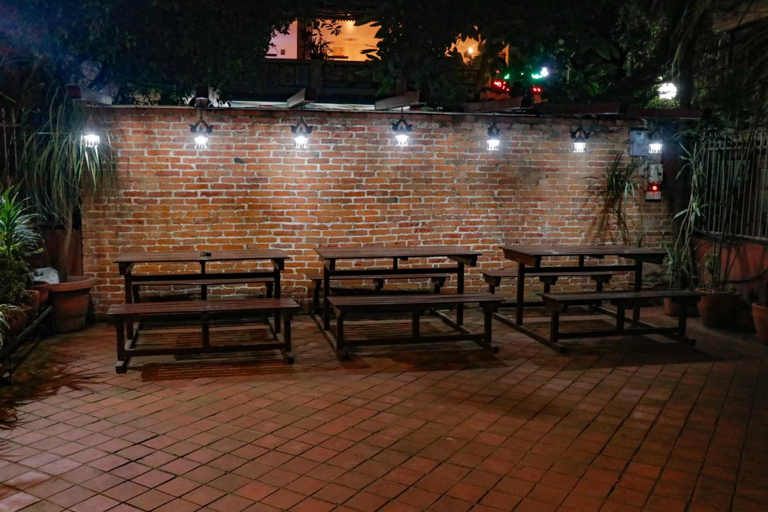 Patio in Hotel ThorongLa Thamel