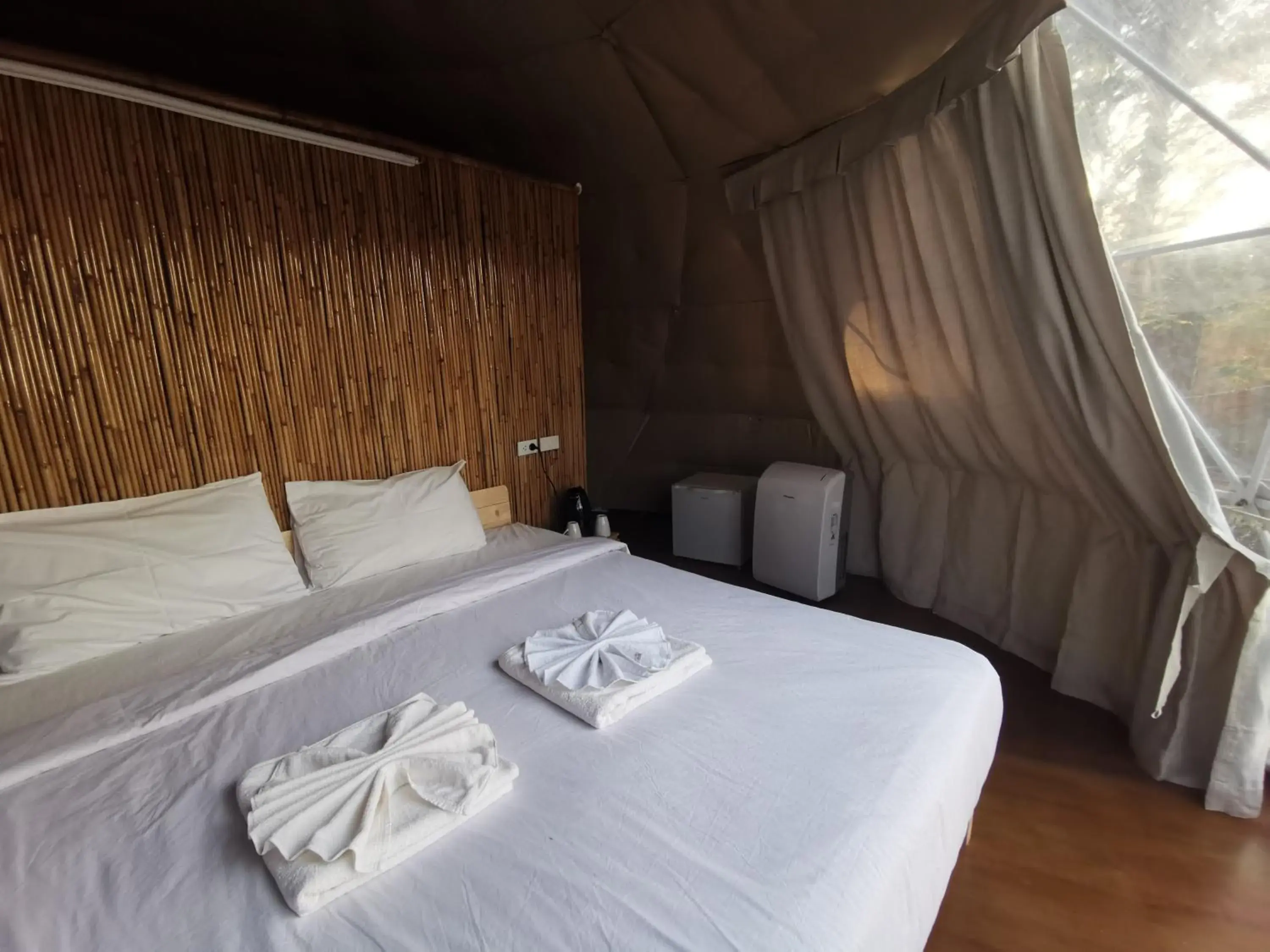 Bed in Eco Lanta Hideaway Beach Resort
