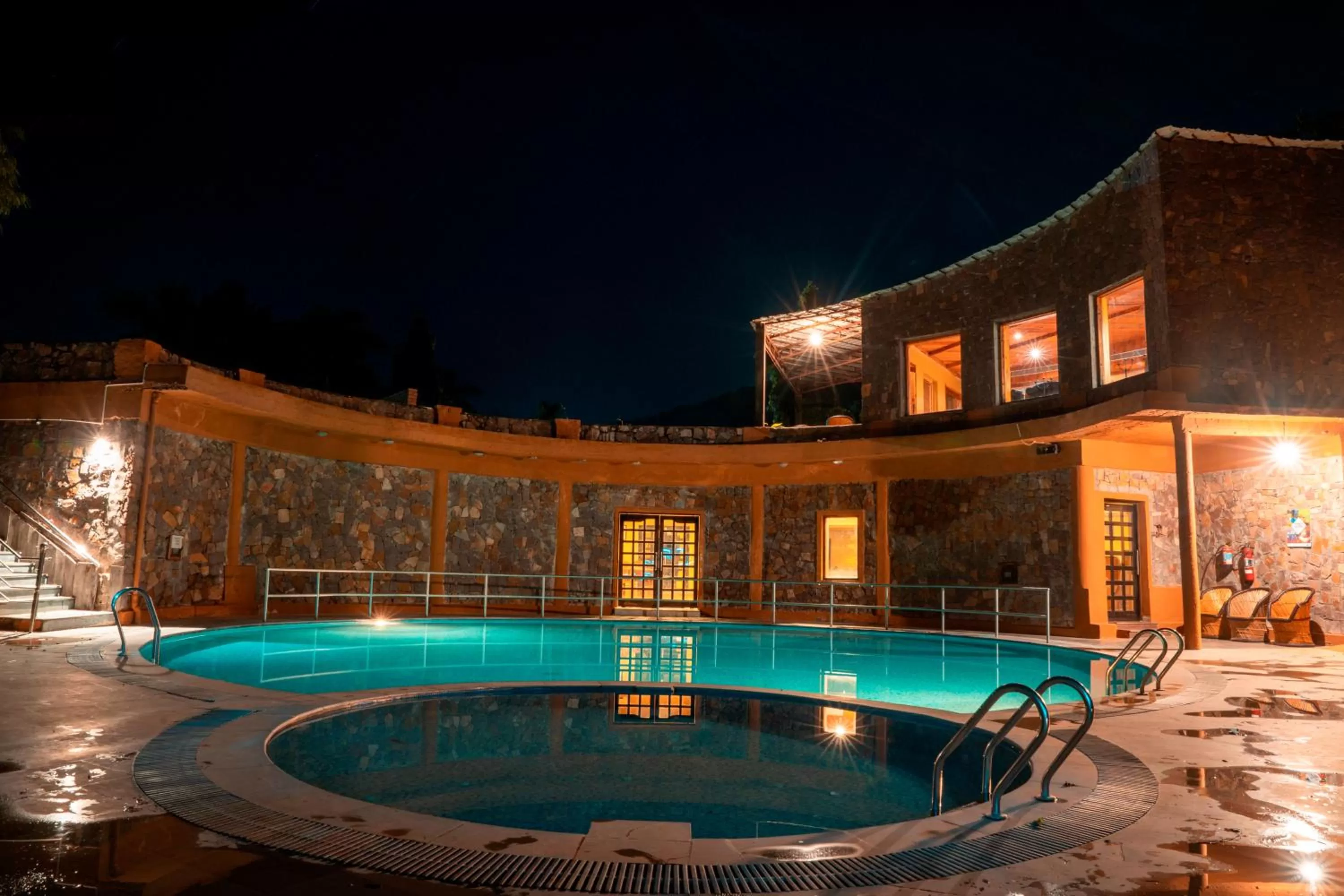 Swimming pool in The Fern Ranthambore Forest Resort Rajasthan