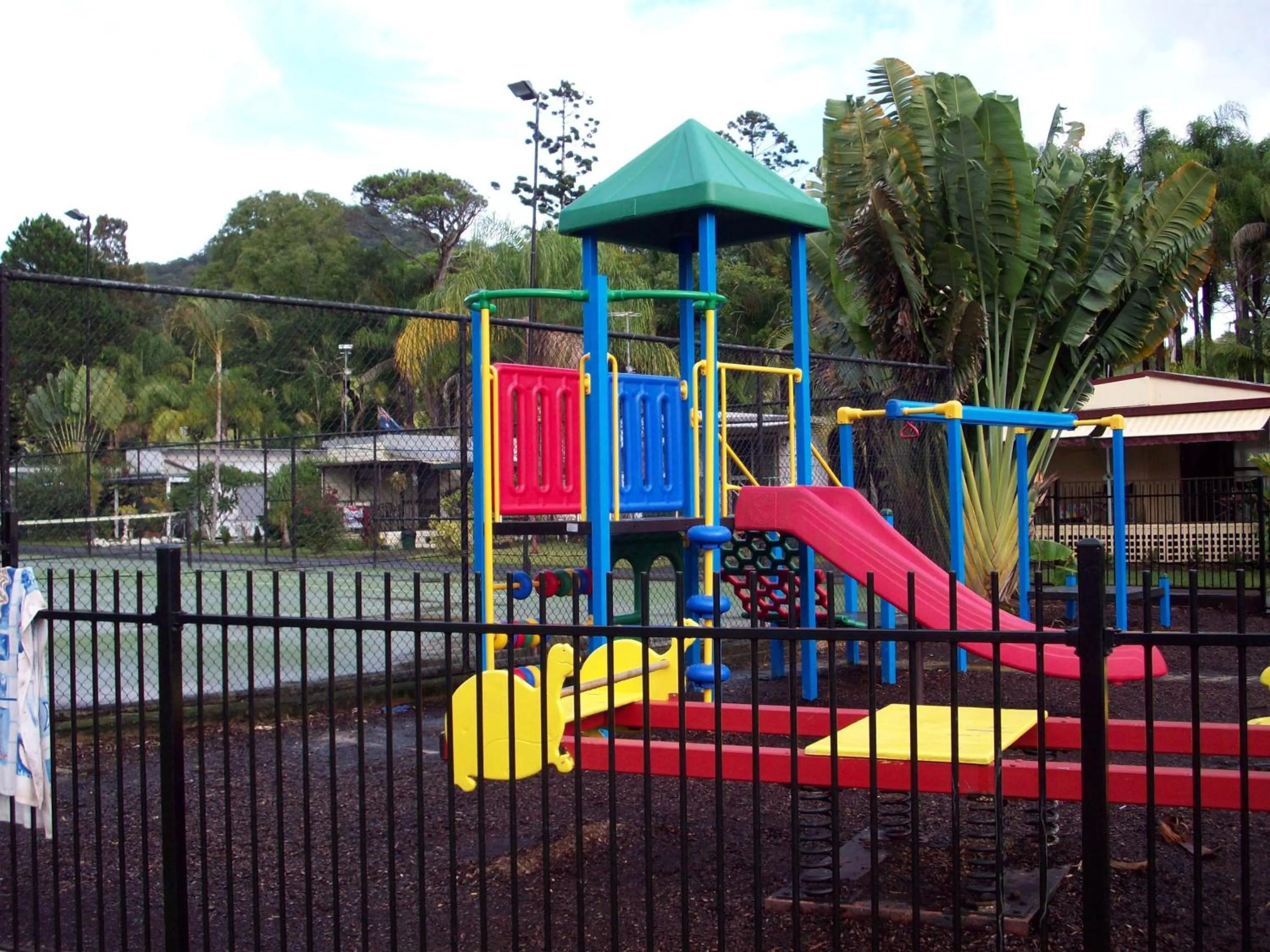 Children play ground in Banana Coast Caravan Park