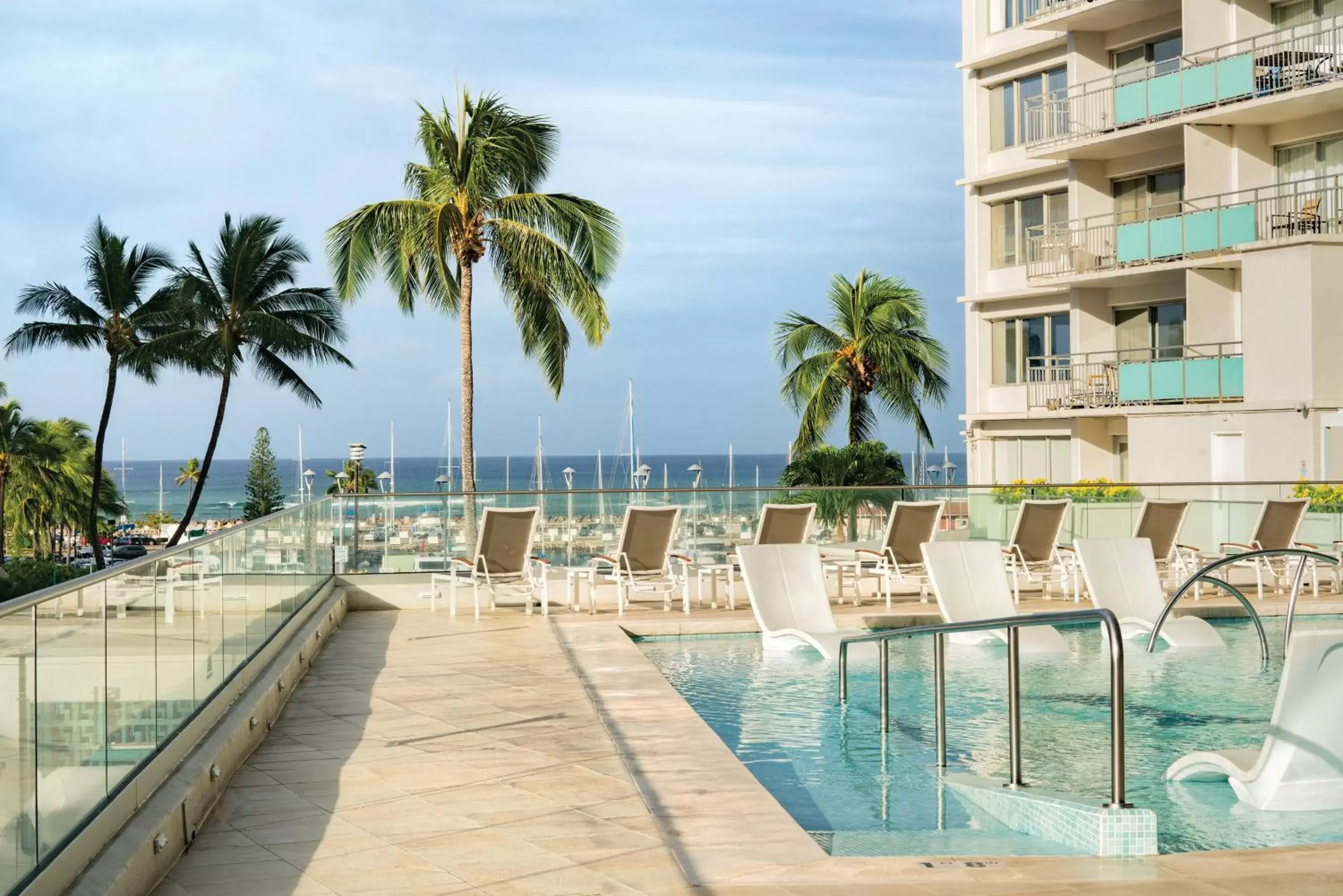 Swimming Pool in Waikiki Marina Resort at the Ilikai