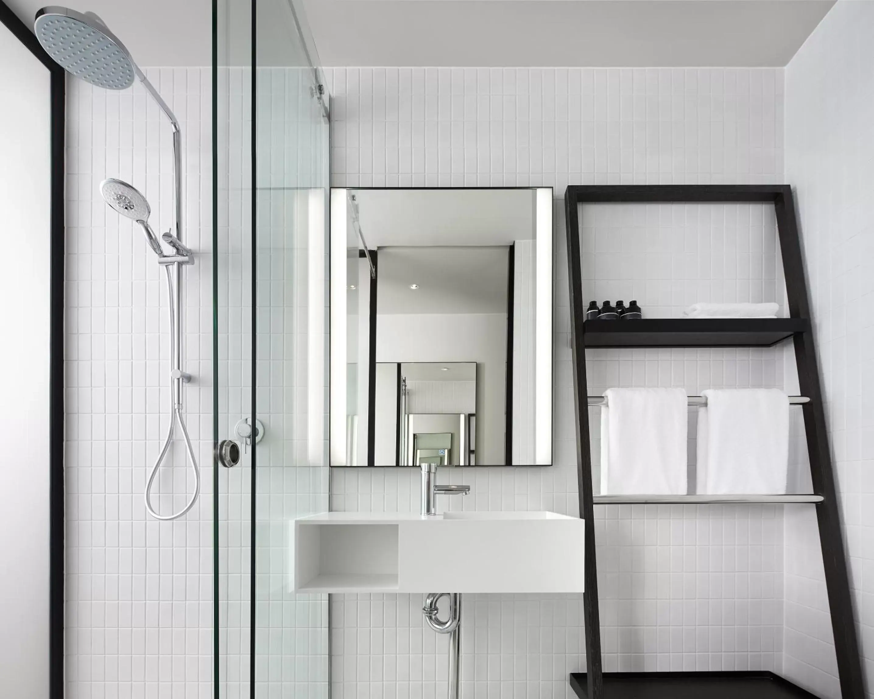 Bathroom, Floor Plan in Little National Hotel Canberra