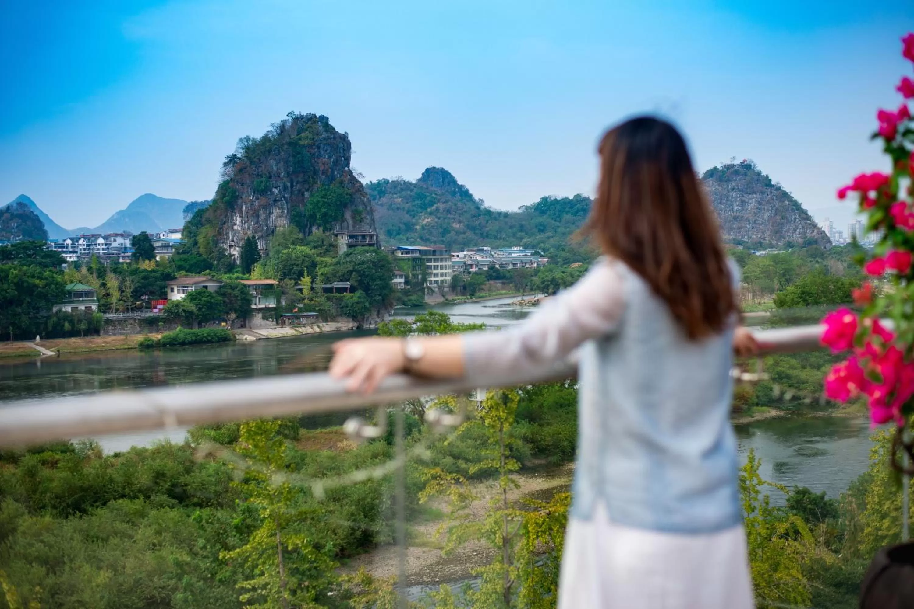 Staff in Li River Resort Villa Hotel