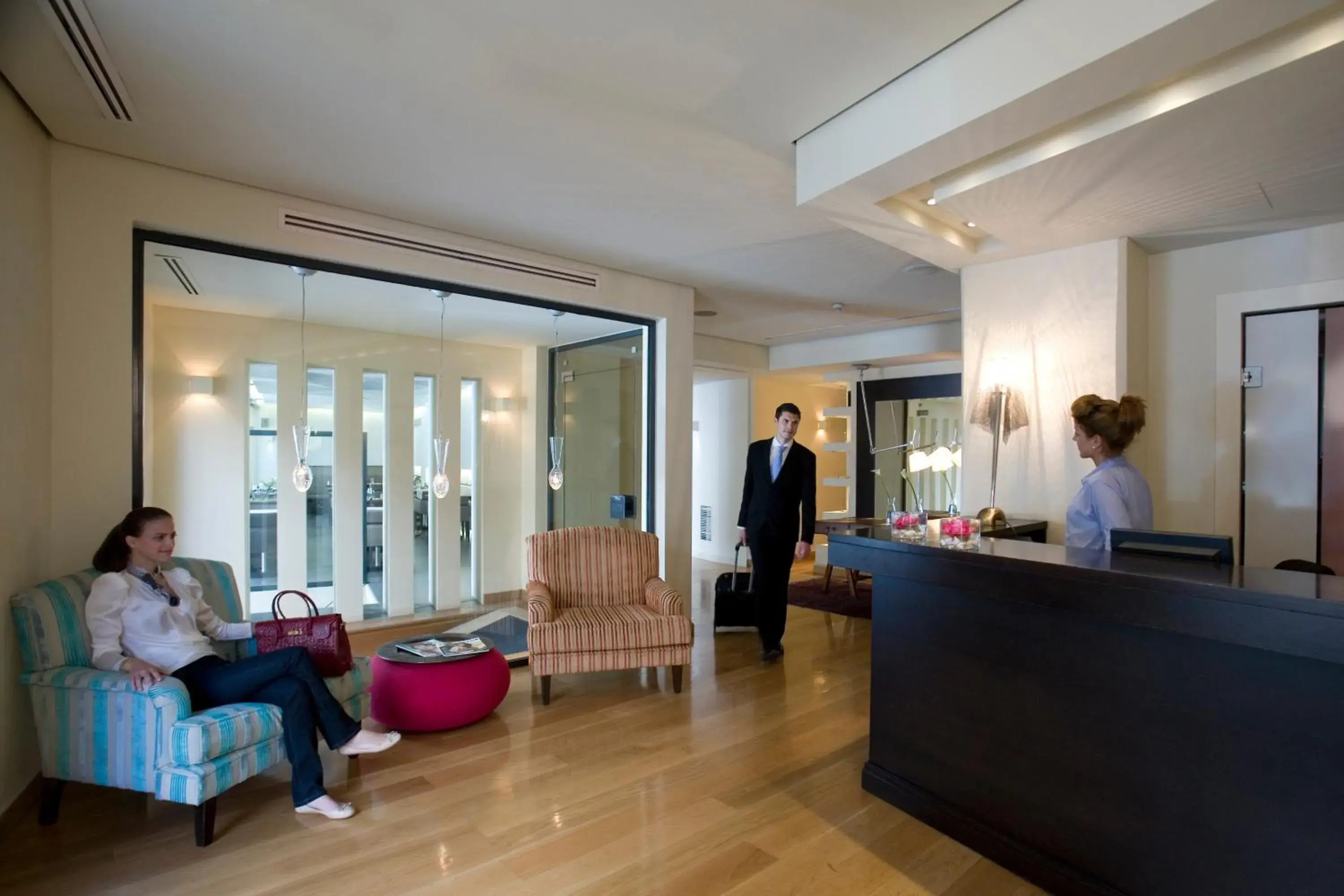 Lobby or reception in O&B Athens Boutique Hotel