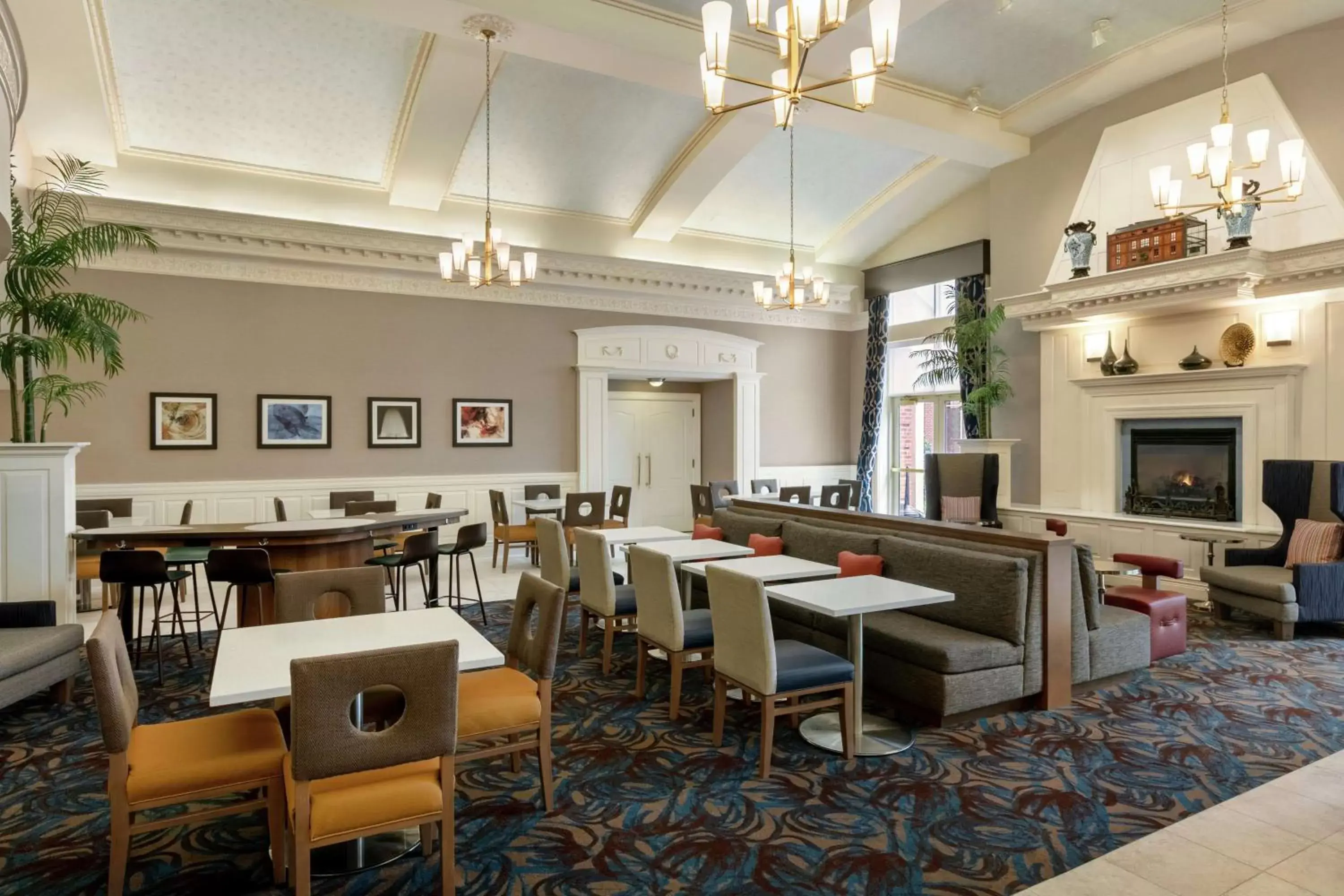 Lobby or reception, Restaurant/Places to Eat in Homewood Suites by Hilton Harrisburg East-Hershey Area