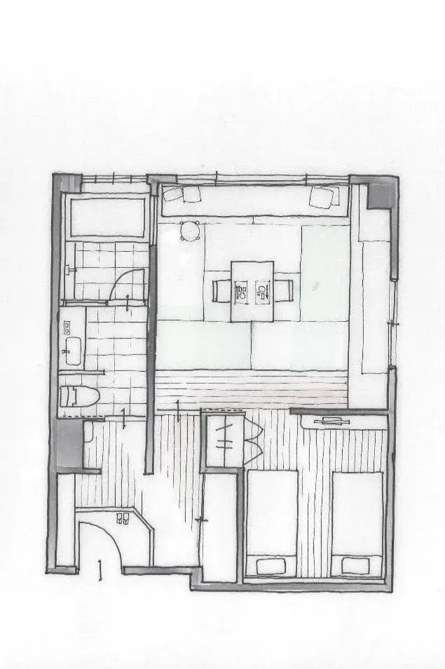 Floor Plan in Ryokan Oomuraya