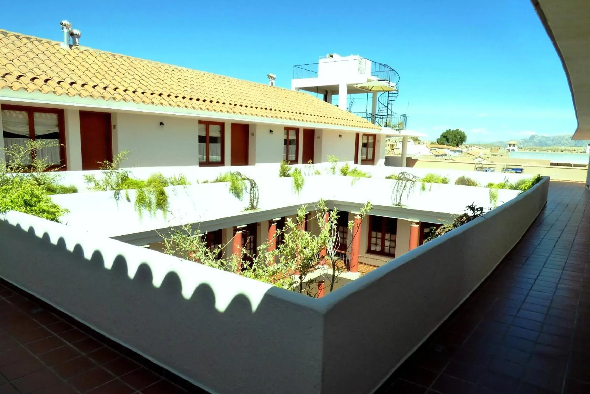 View (from property/room), Balcony/Terrace in Hotel Villa Antigua