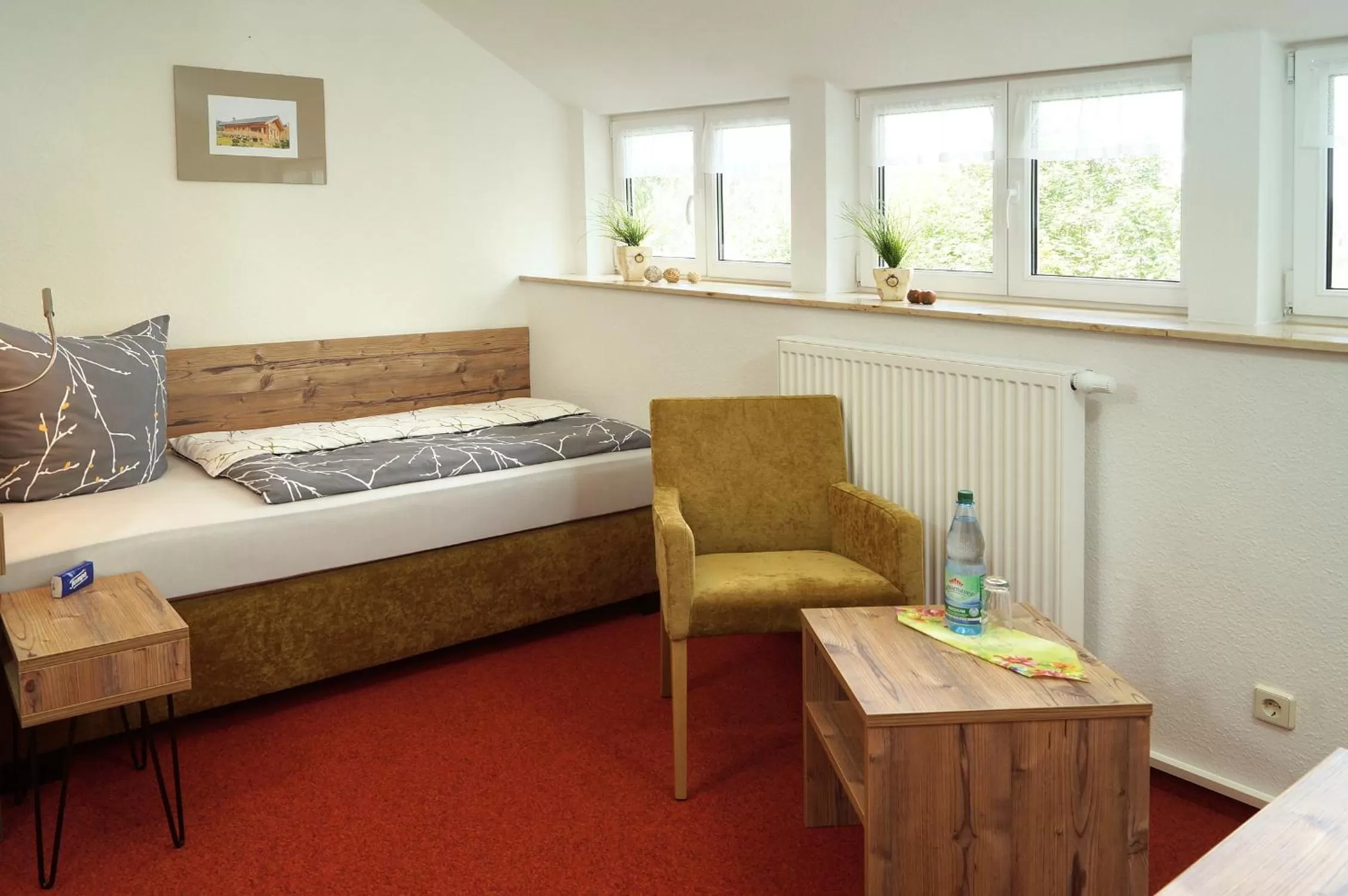 Photo of the whole room, Bed in Erzgebirgshotel Misnia Bärenfels