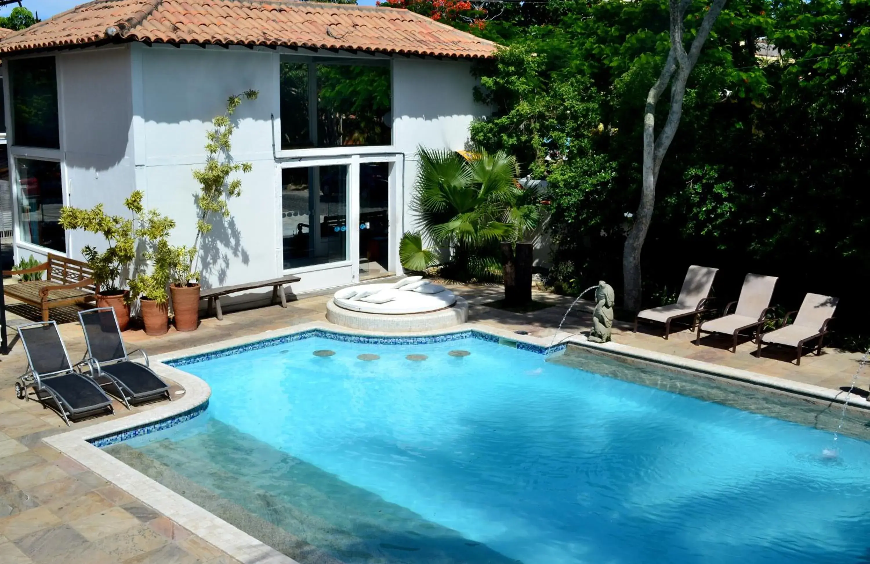 Decorative detail, Swimming Pool in Pousada Blue Marlin