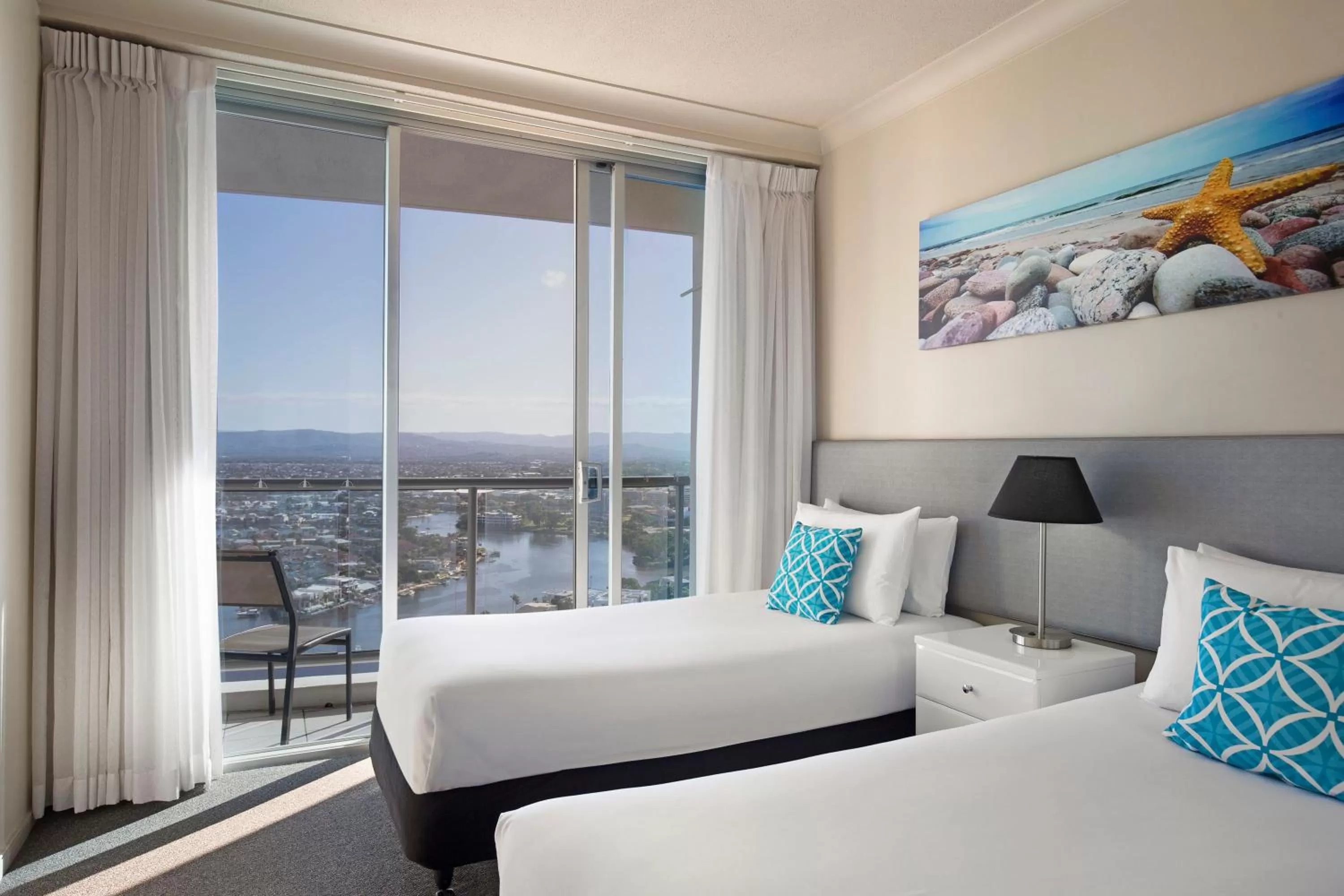 Bedroom, Bed in Mantra Towers of Chevron