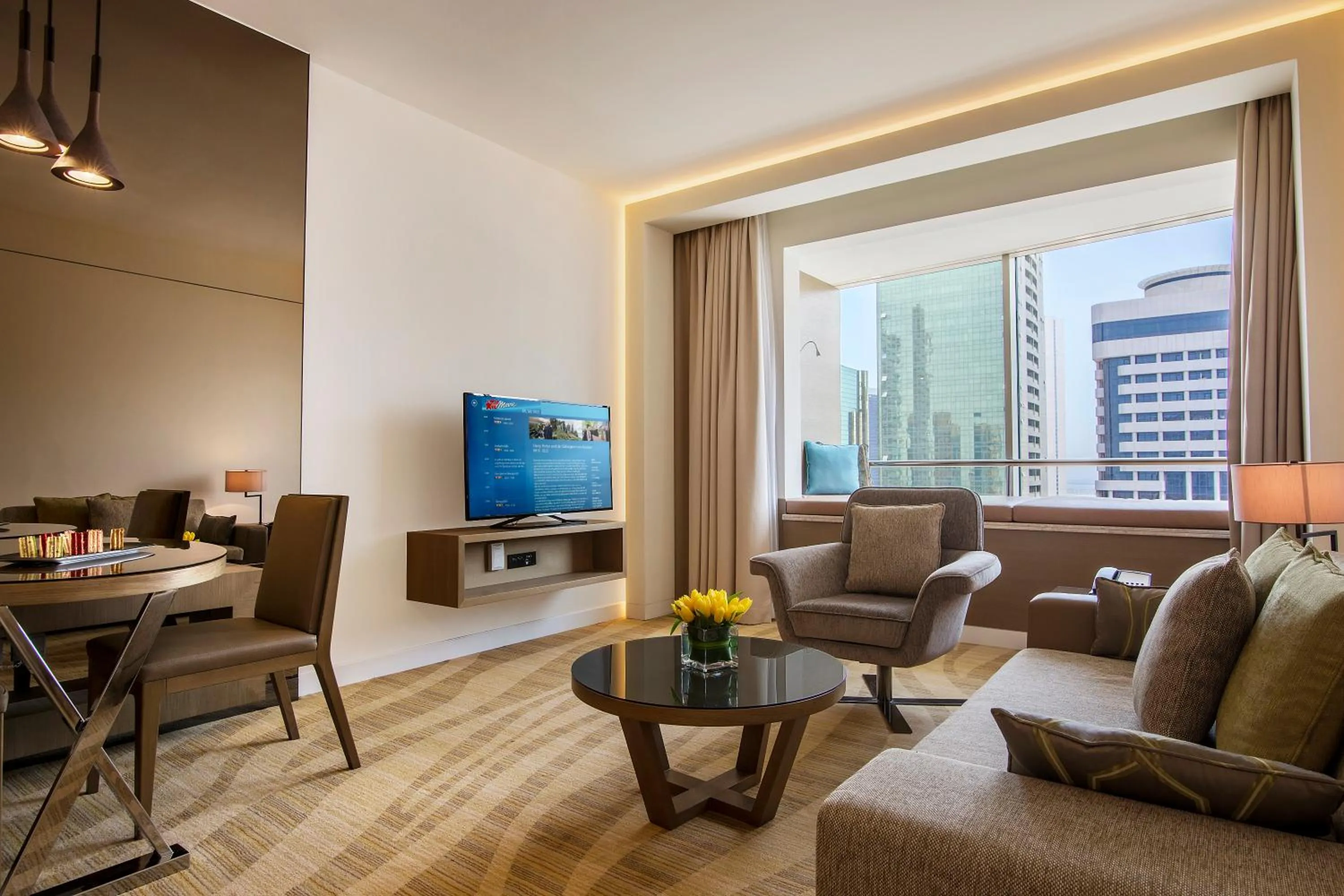 Living room in Towers Rotana - Dubai